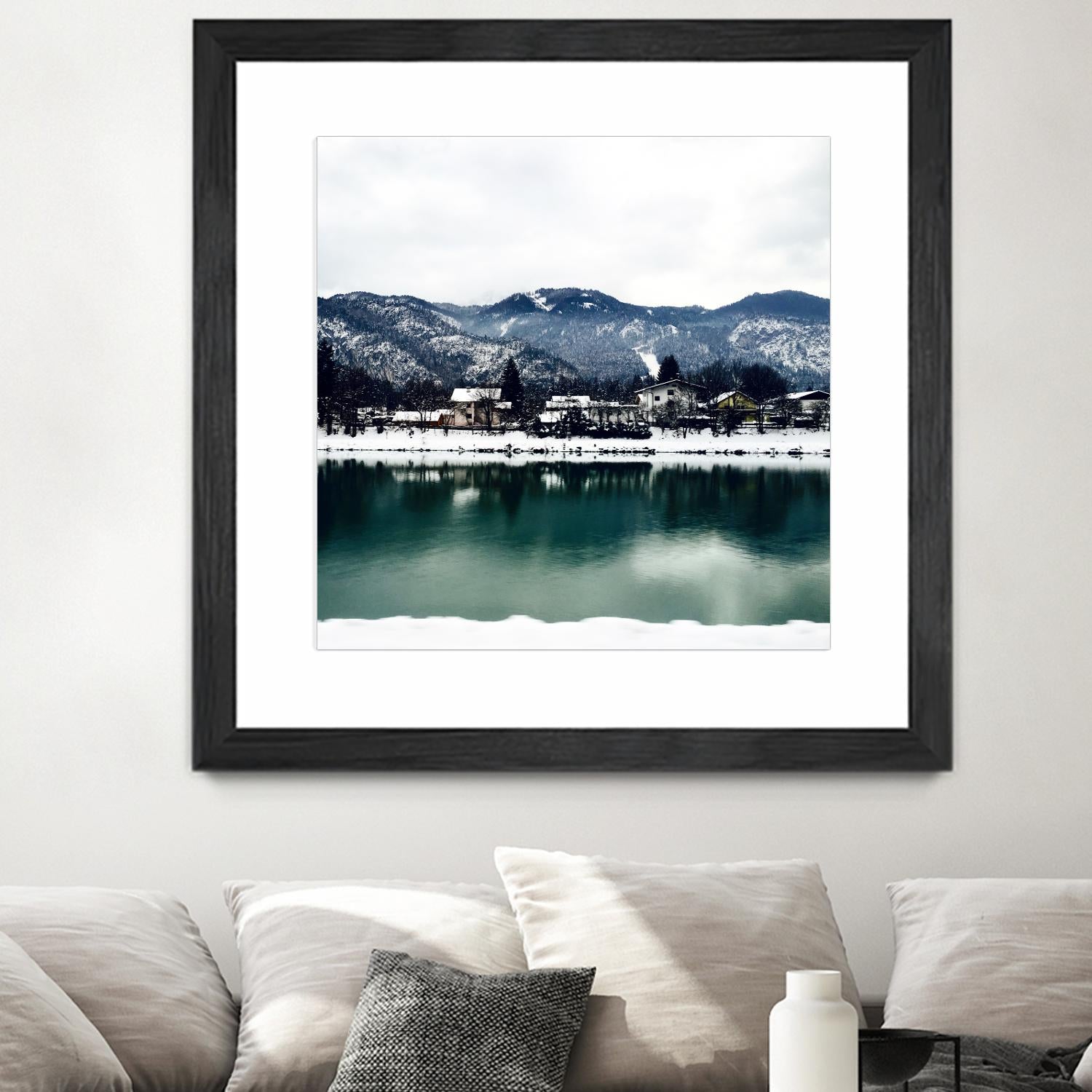 Winter paradise by Pexels on GIANT ART - green landscape