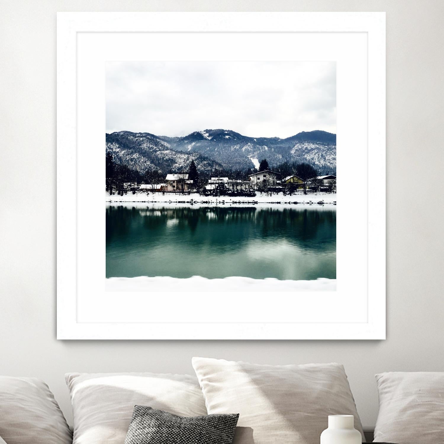 Winter paradise by Pexels on GIANT ART - green landscape