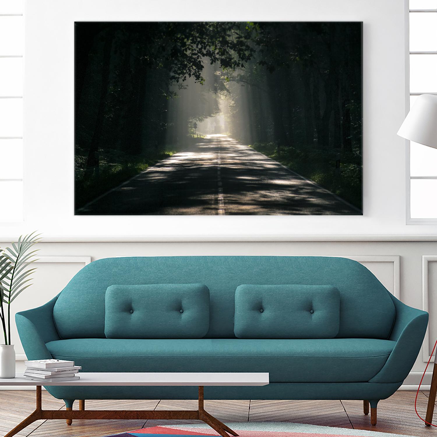 Welcome to heaven by Pexels on GIANT ART - green landscape