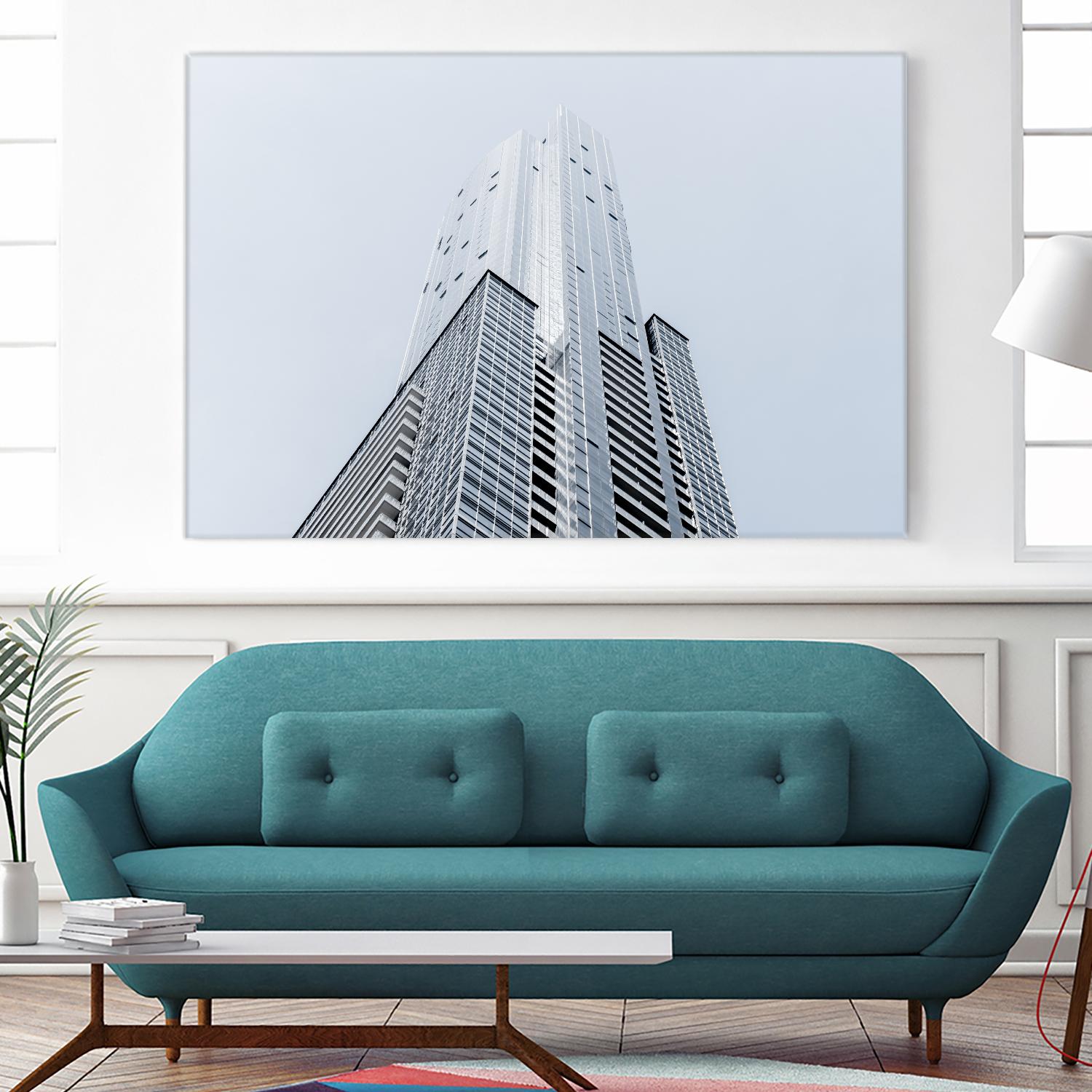 Up to the sky by Pexels on GIANT ART - white architectural