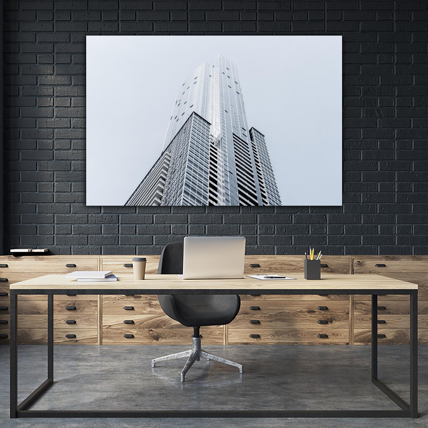 Up to the sky by Pexels on GIANT ART - white architectural