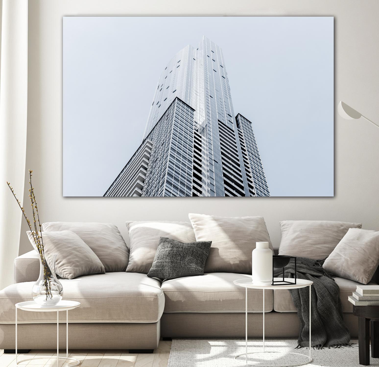 Up to the sky by Pexels on GIANT ART - white architectural