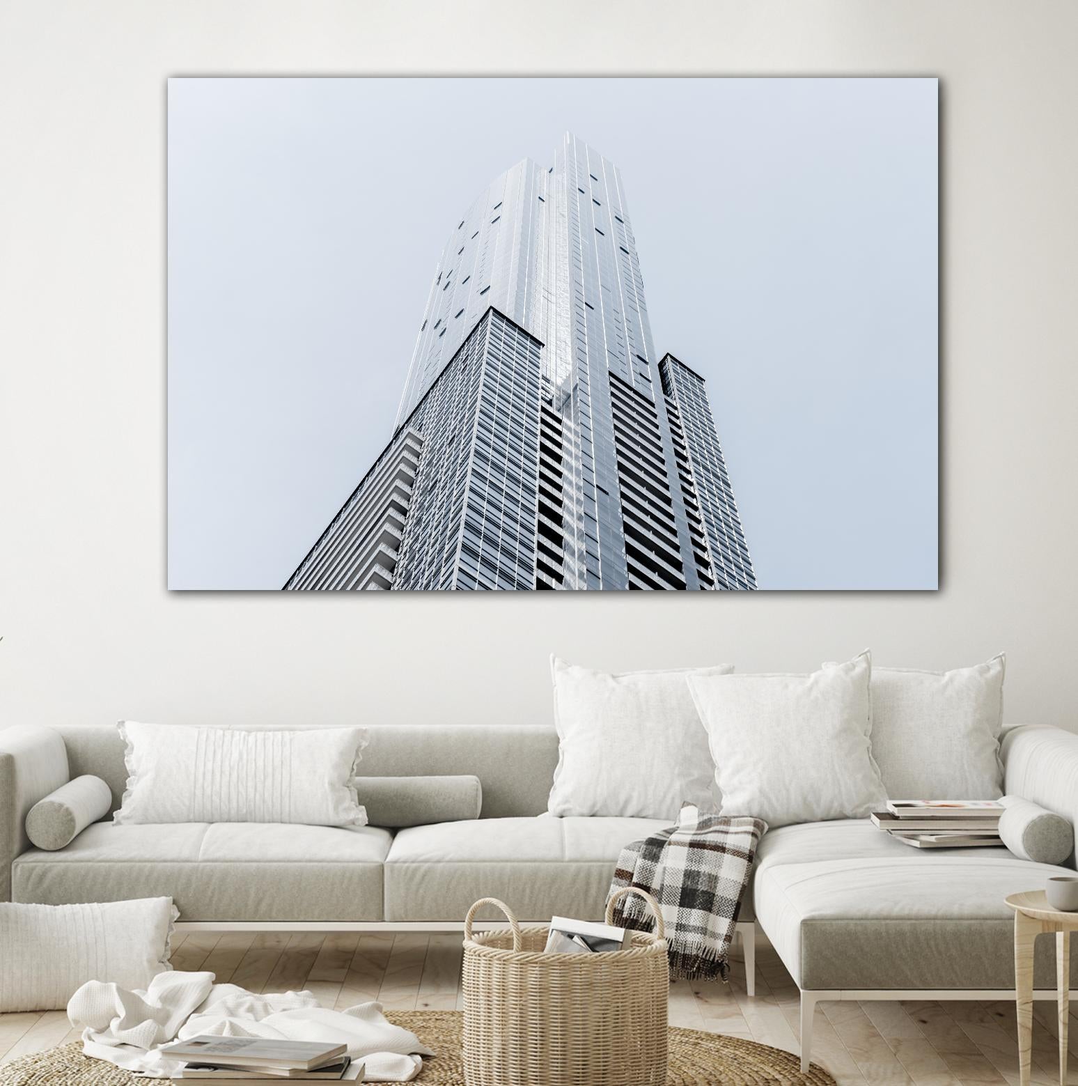 Up to the sky by Pexels on GIANT ART - white architectural