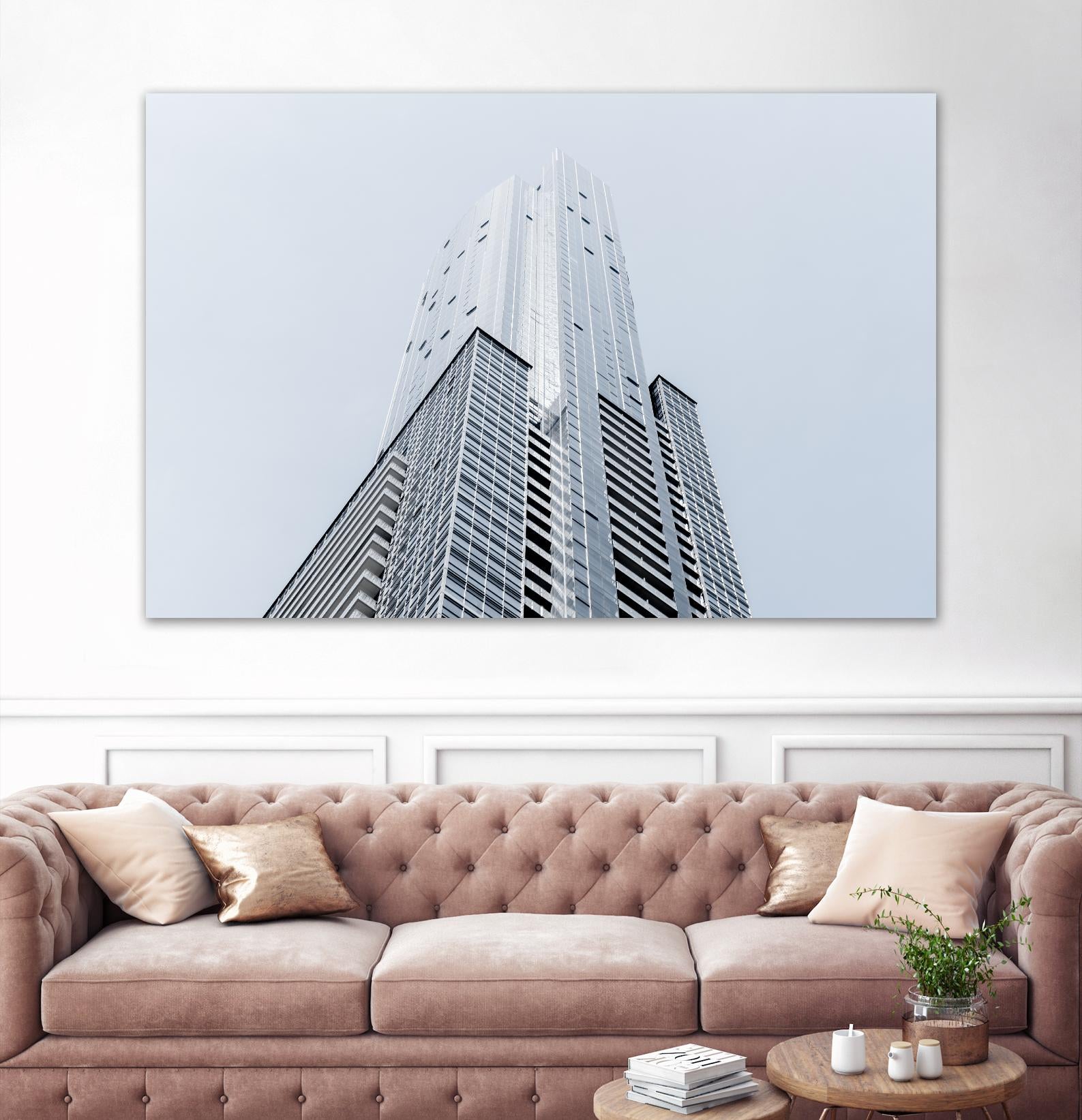 Up to the sky by Pexels on GIANT ART - white architectural