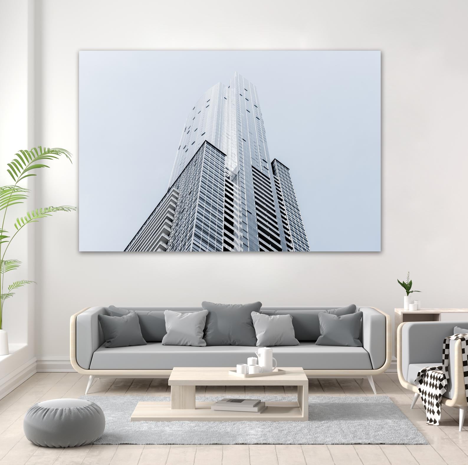 Up to the sky by Pexels on GIANT ART - white architectural