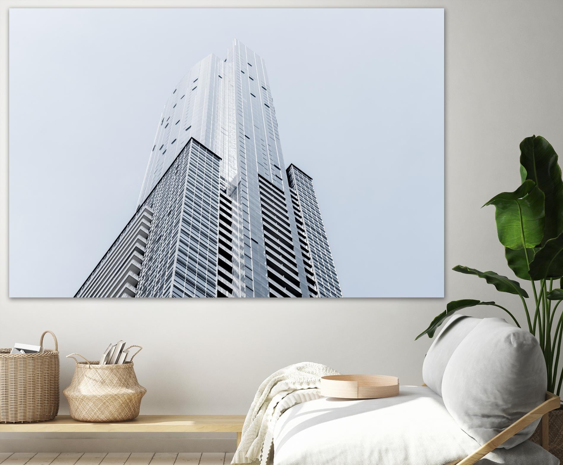 Up to the sky by Pexels on GIANT ART - white architectural