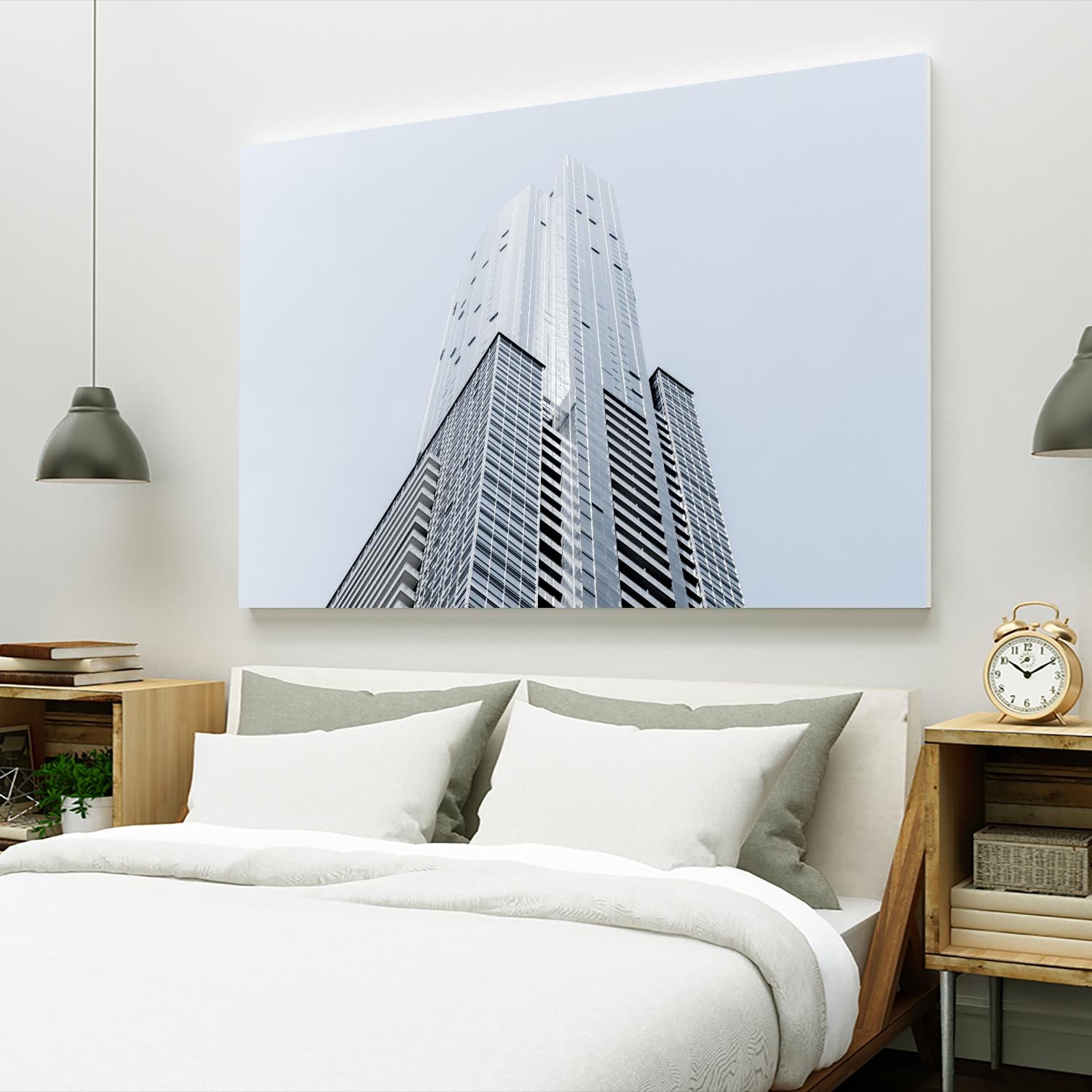 Up to the sky by Pexels on GIANT ART - white architectural