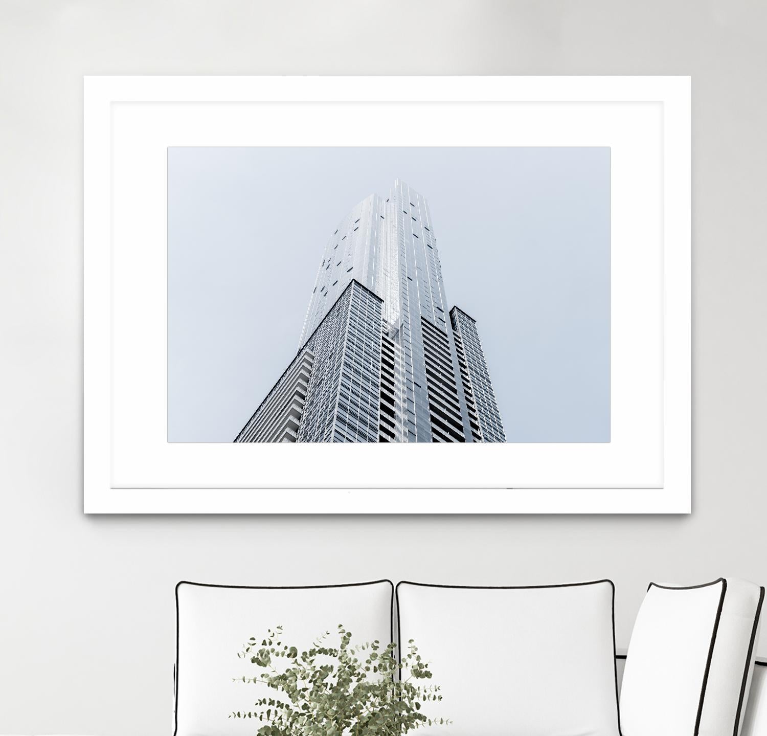 Up to the sky by Pexels on GIANT ART - white architectural