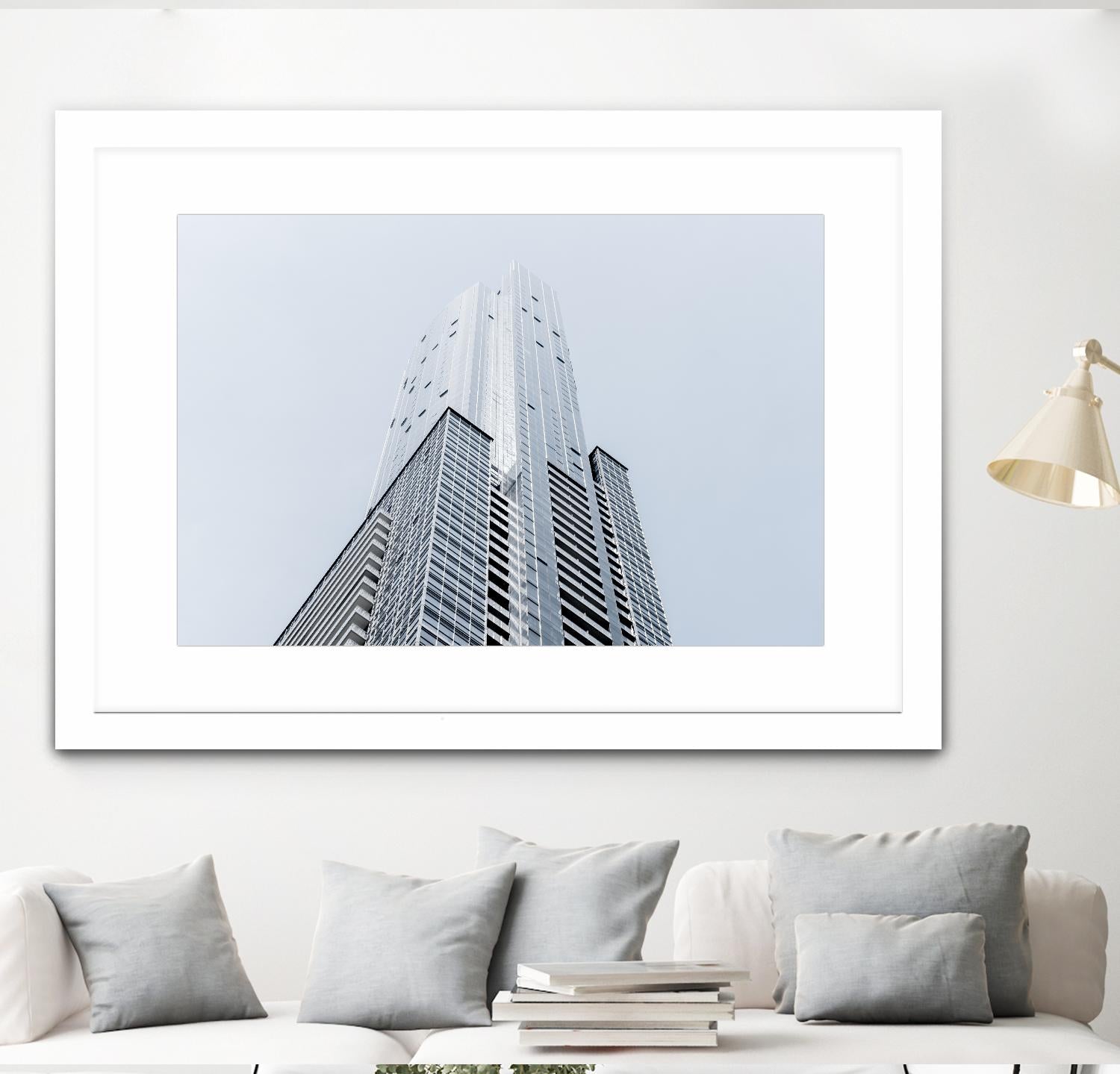 Up to the sky by Pexels on GIANT ART - white architectural