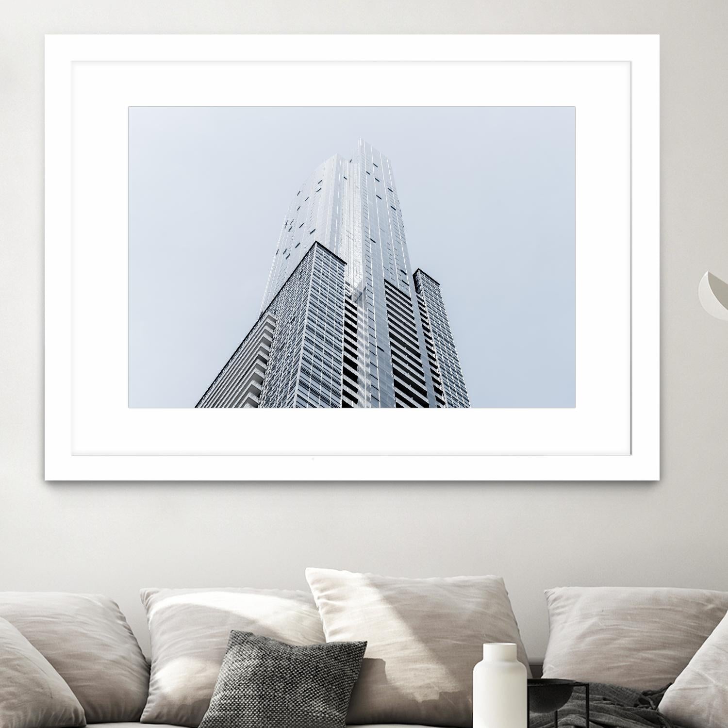 Up to the sky by Pexels on GIANT ART - white architectural