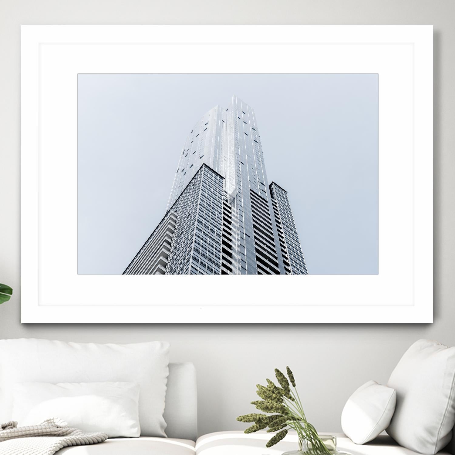 Up to the sky by Pexels on GIANT ART - white architectural