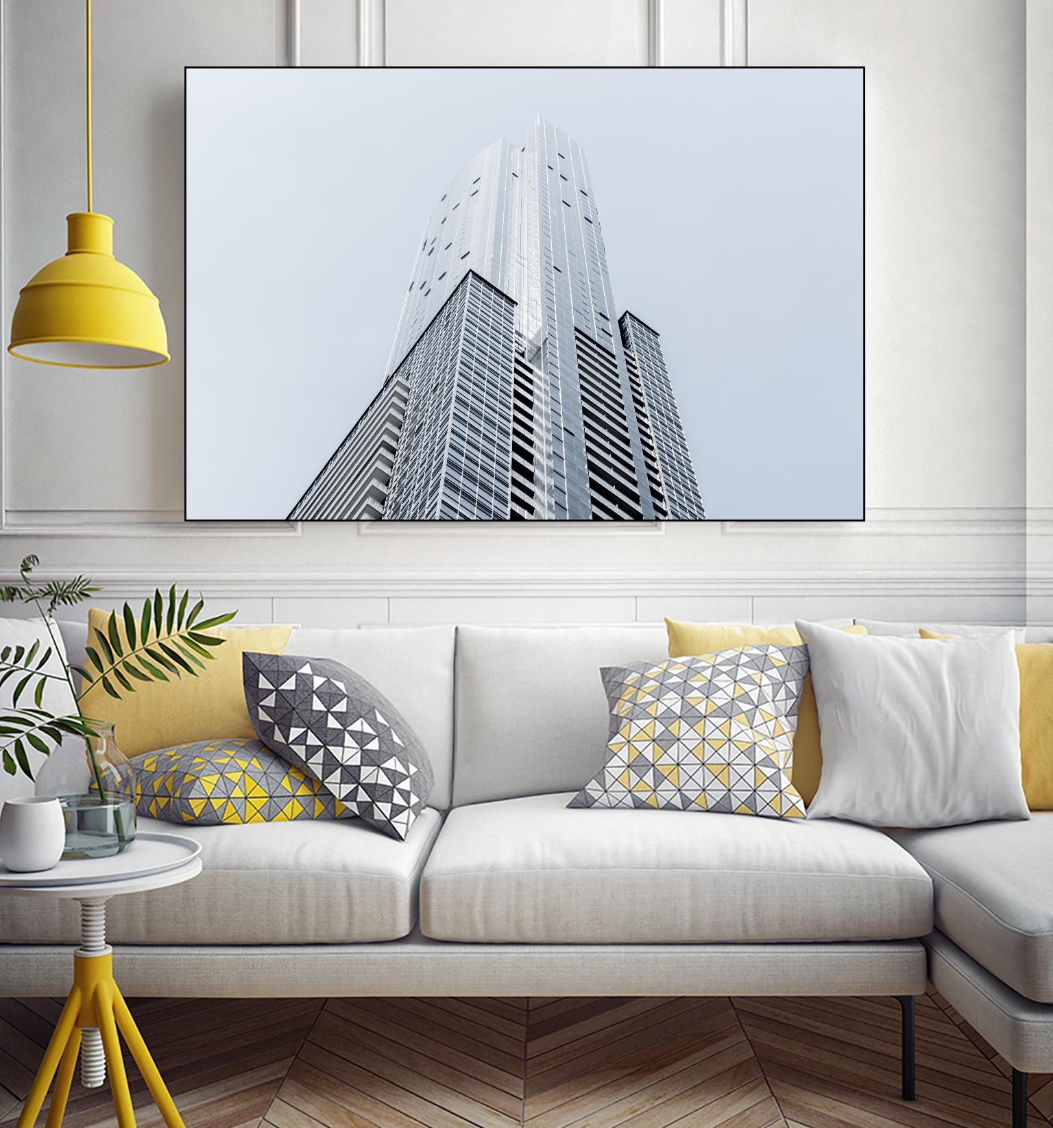 Up to the sky by Pexels on GIANT ART - white architectural