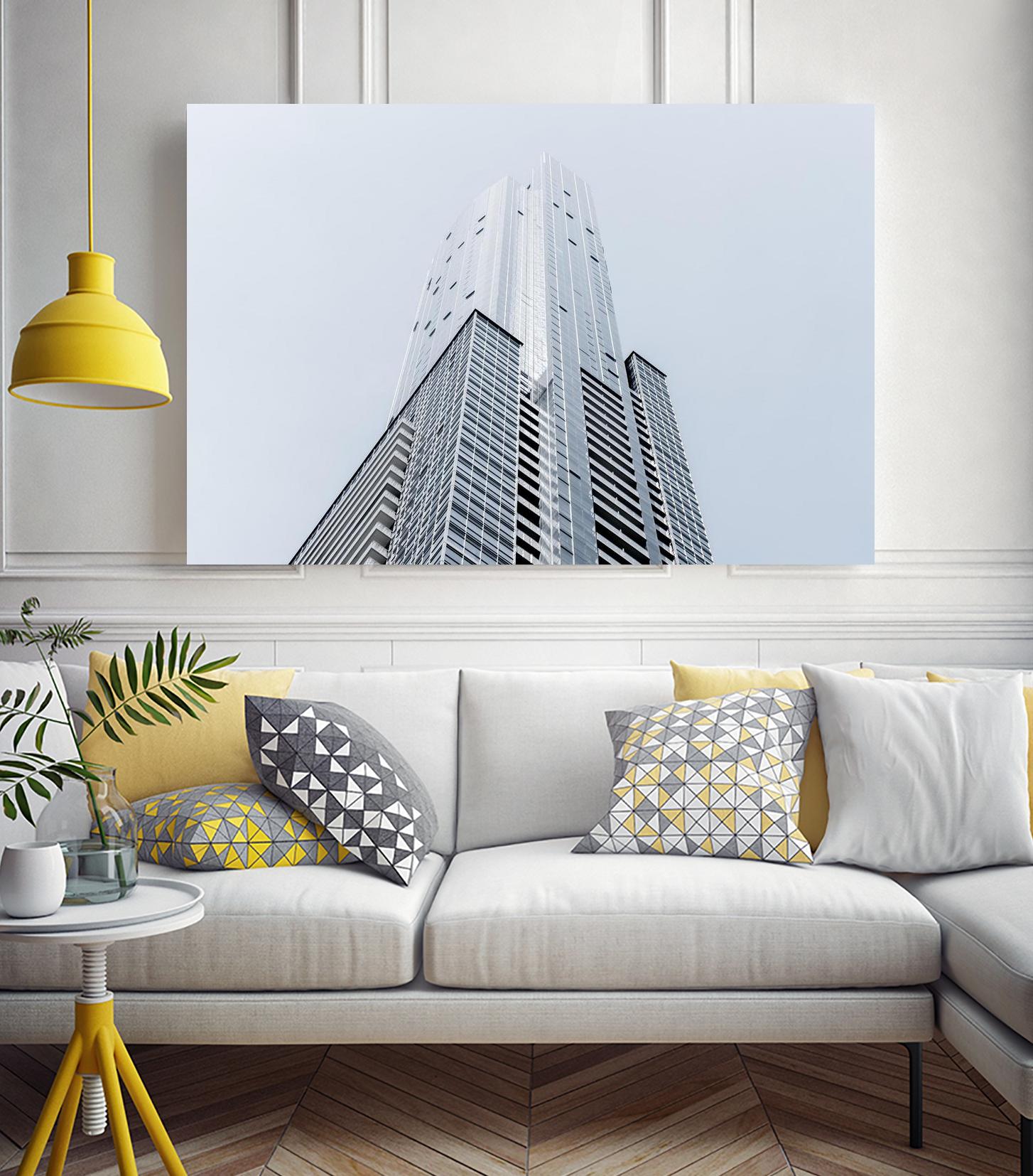 Up to the sky by Pexels on GIANT ART - white architectural