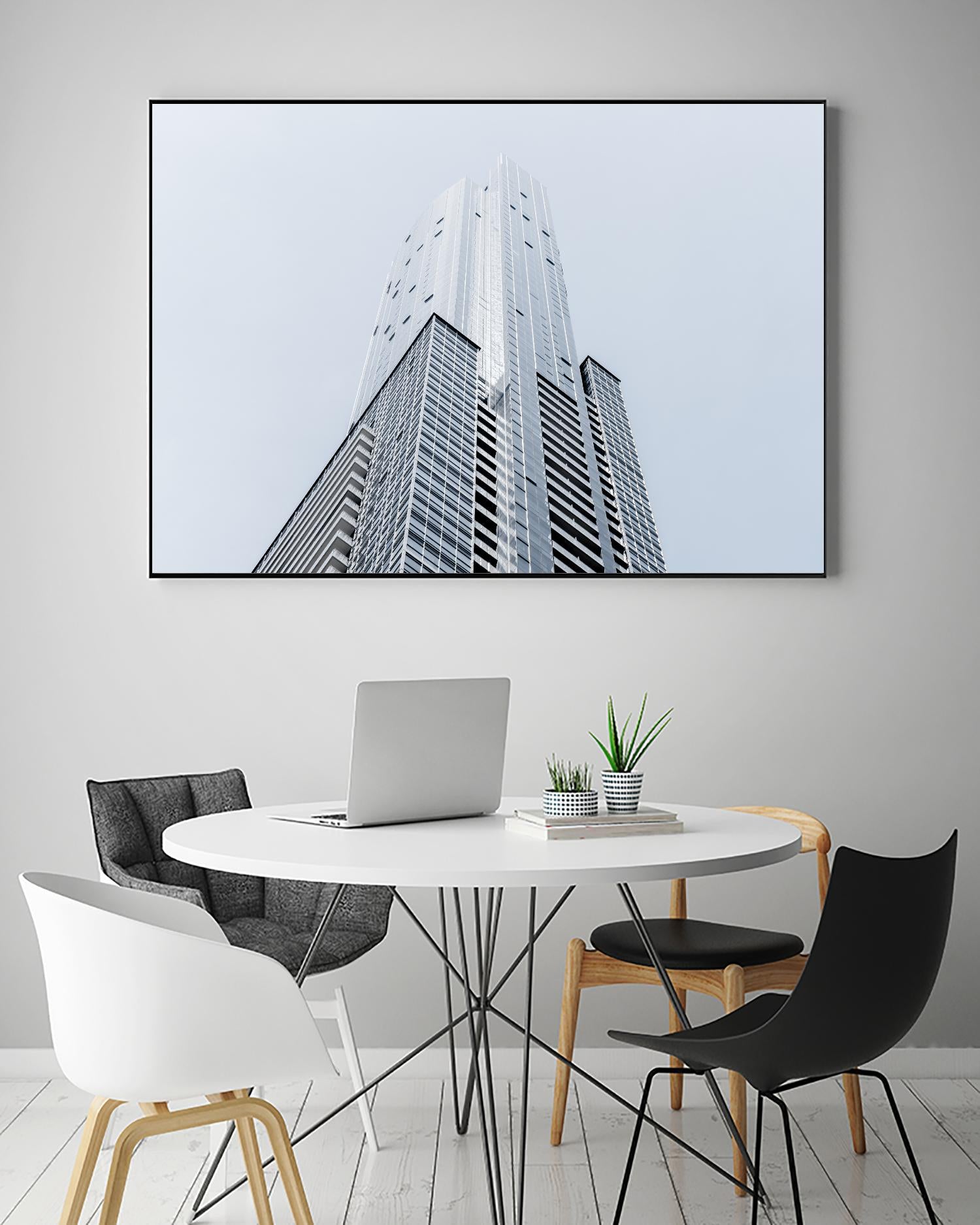 Up to the sky by Pexels on GIANT ART - white architectural