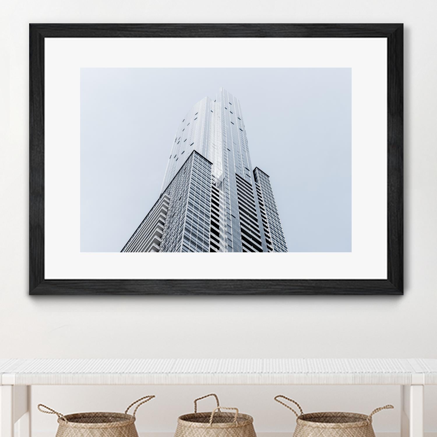 Up to the sky by Pexels on GIANT ART - white architectural