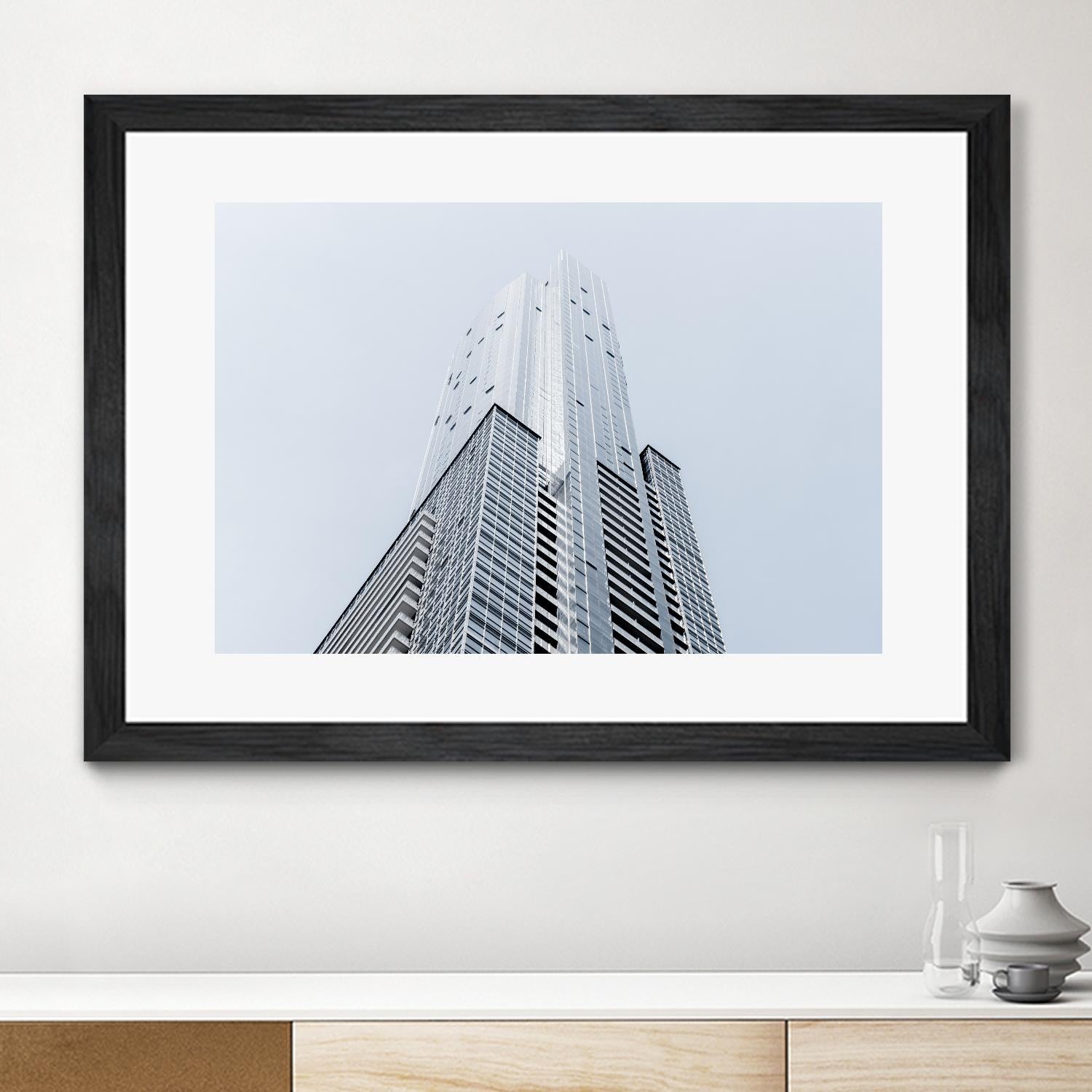 Up to the sky by Pexels on GIANT ART - white architectural