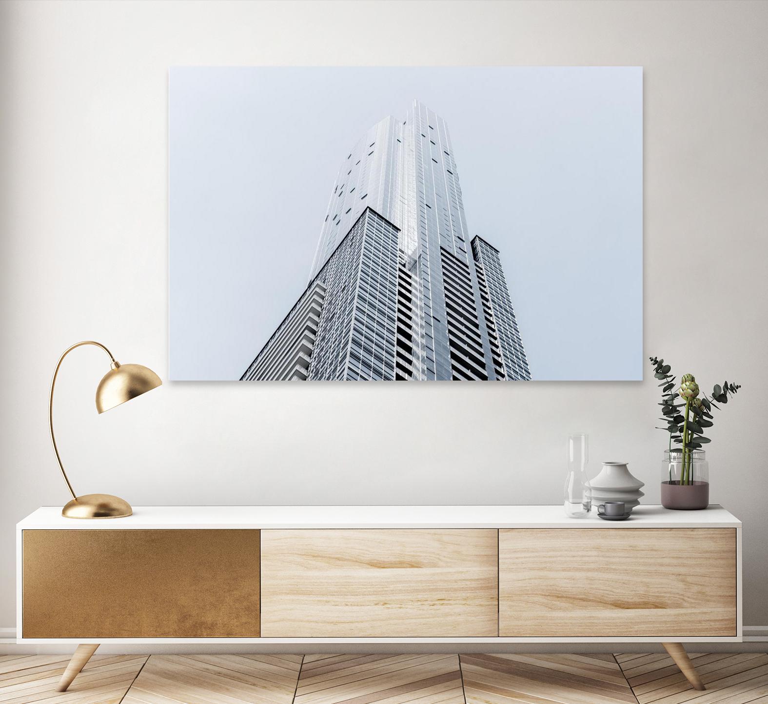 Up to the sky by Pexels on GIANT ART - white architectural