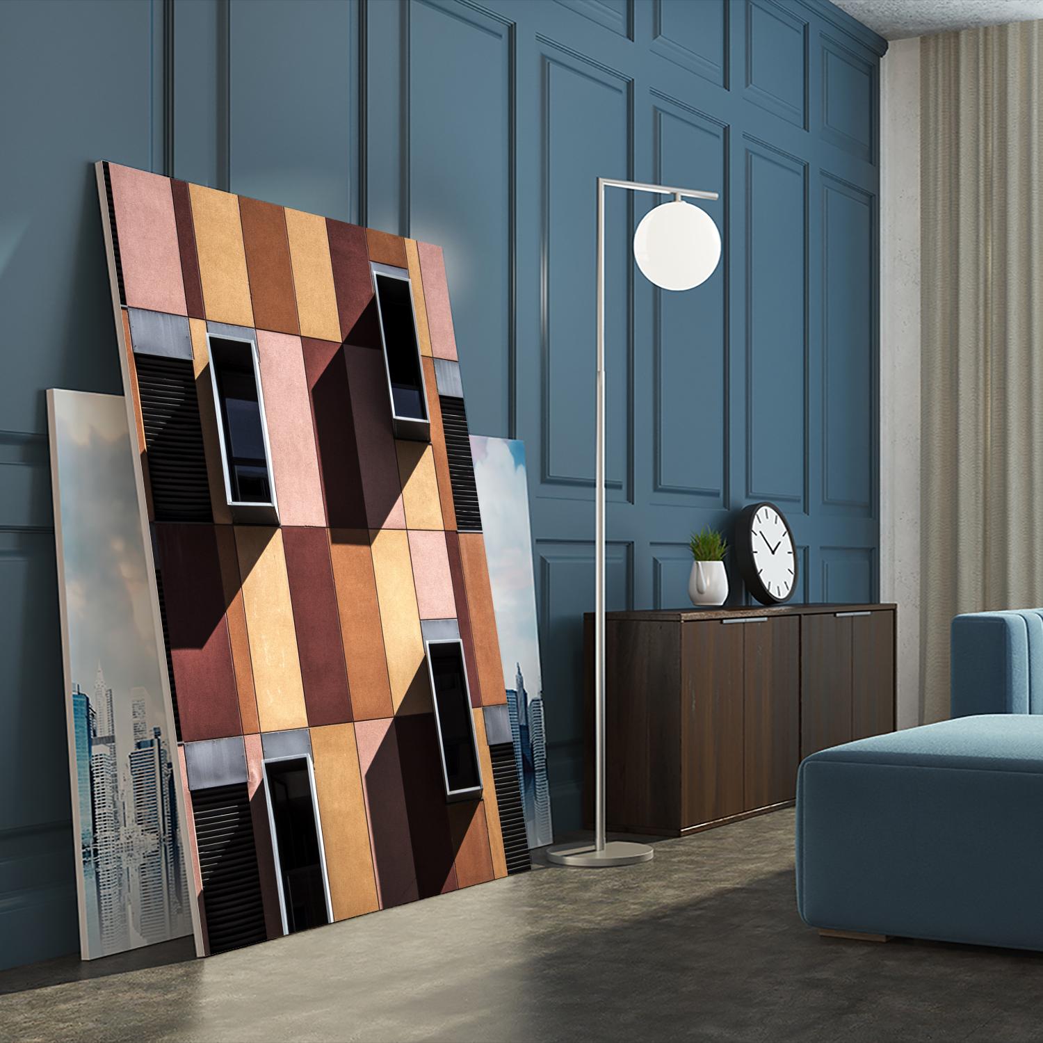 Façade IX by Pexels on GIANT ART - black architectural