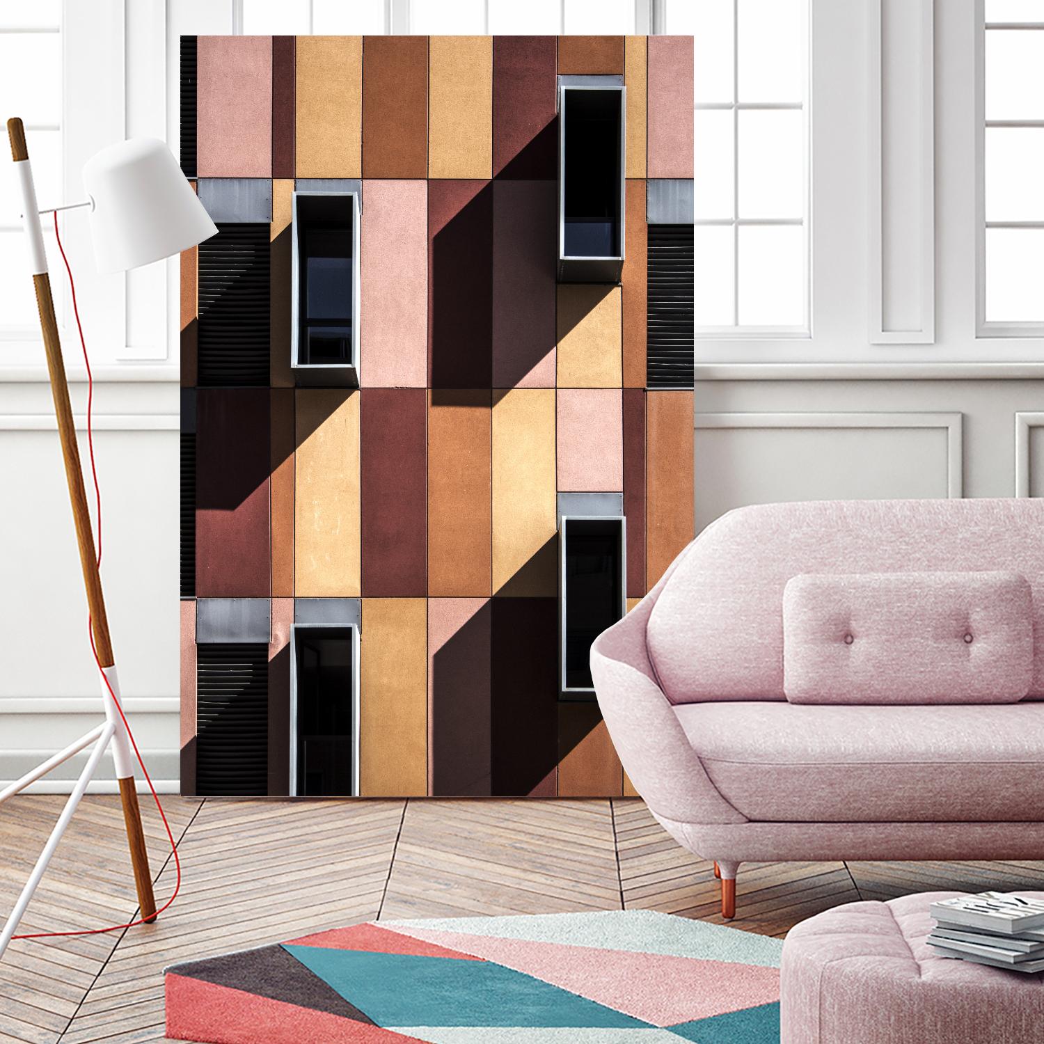 Façade IX by Pexels on GIANT ART - black architectural