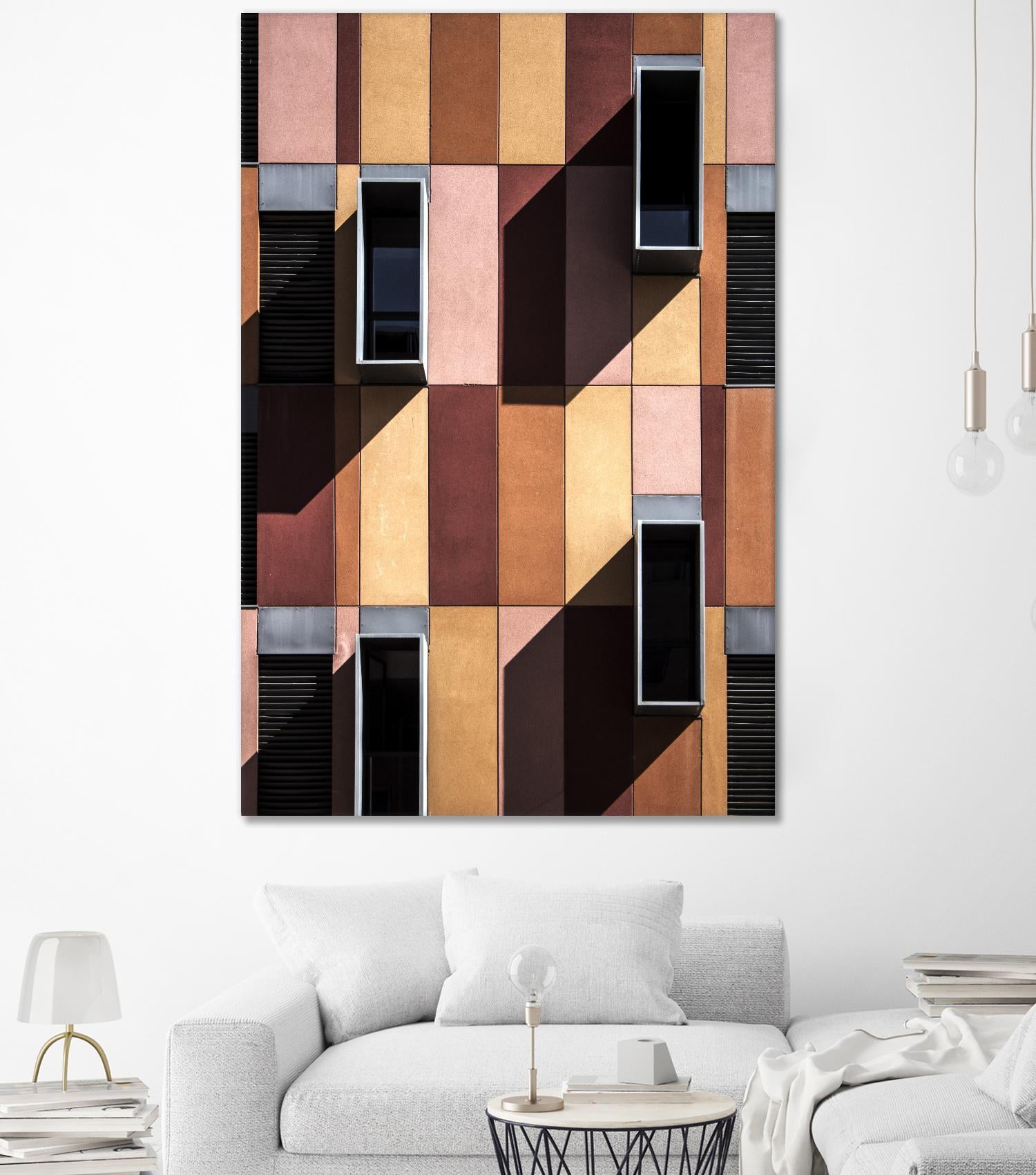 Façade IX by Pexels on GIANT ART - black architectural