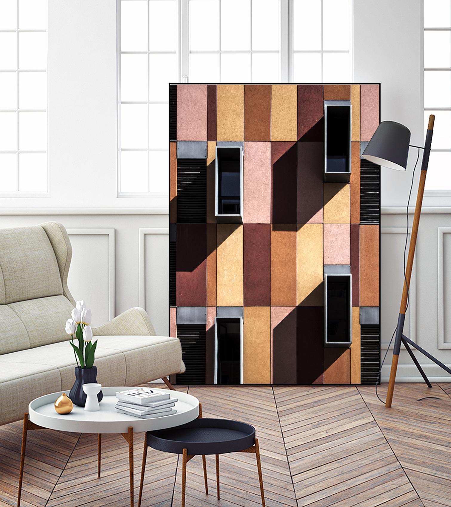 Façade IX by Pexels on GIANT ART - black architectural