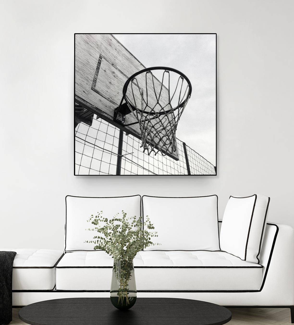 Basket Hoop by Pexels on GIANT ART - black sport