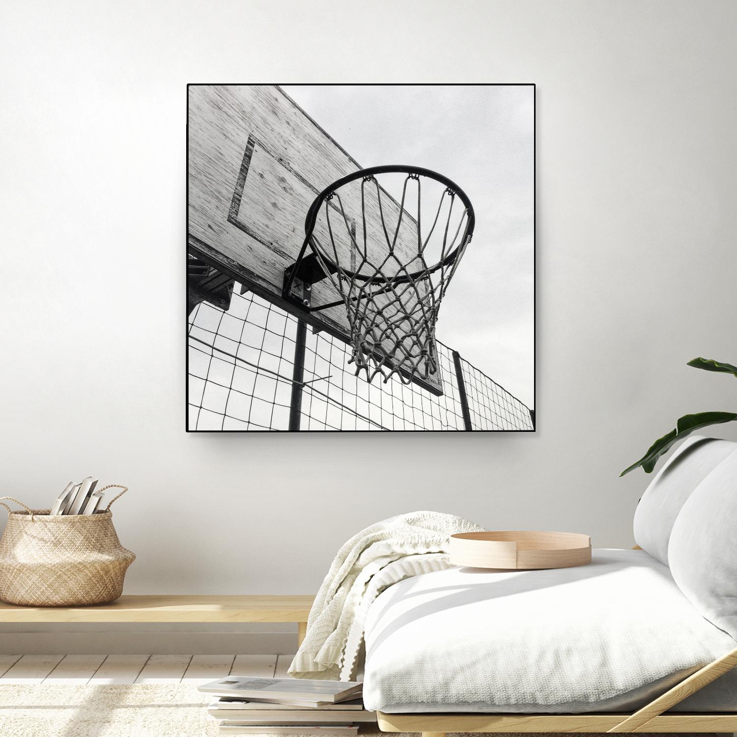 Basket Hoop by Pexels on GIANT ART - black sport