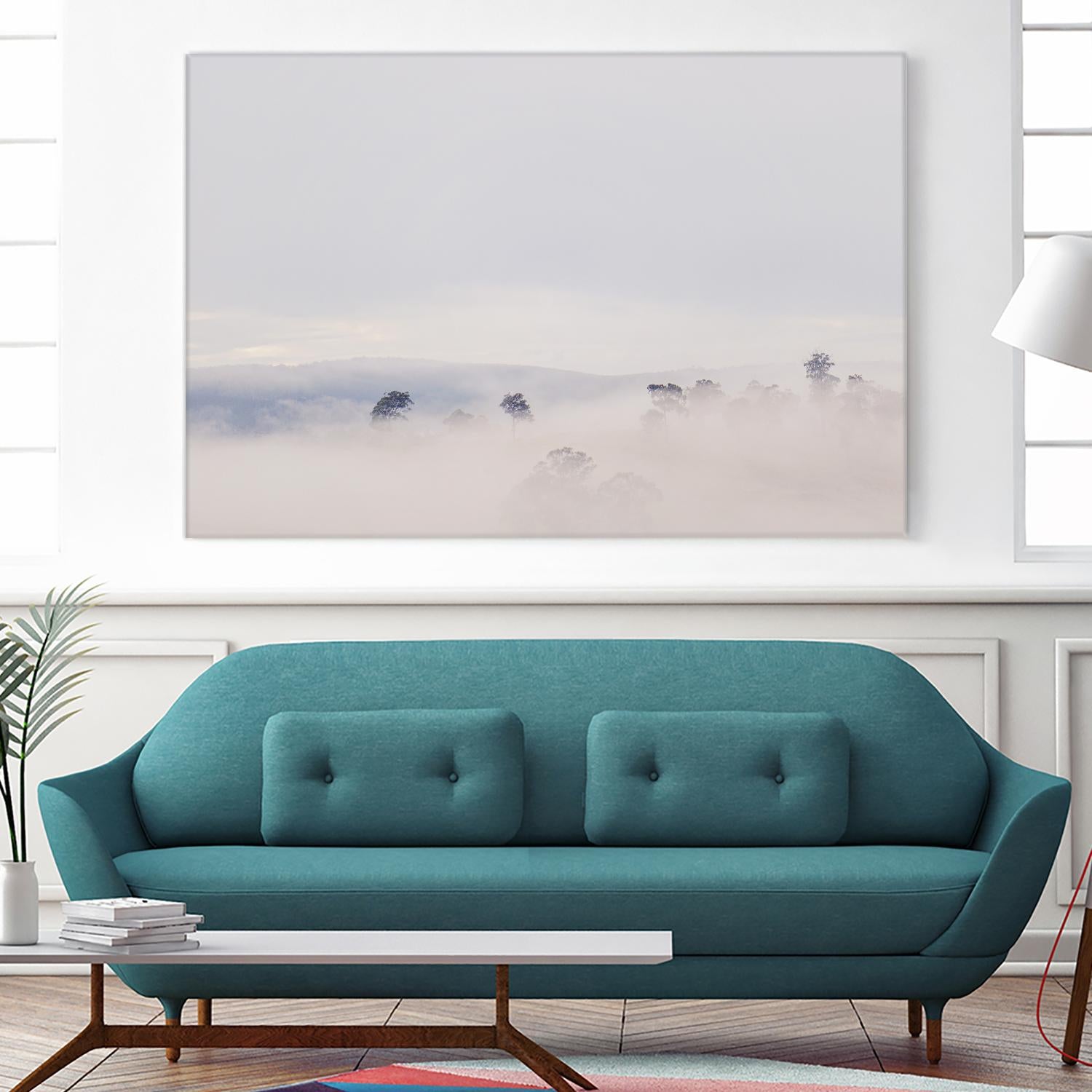 Top Trees by Pexels on GIANT ART - grey landscape