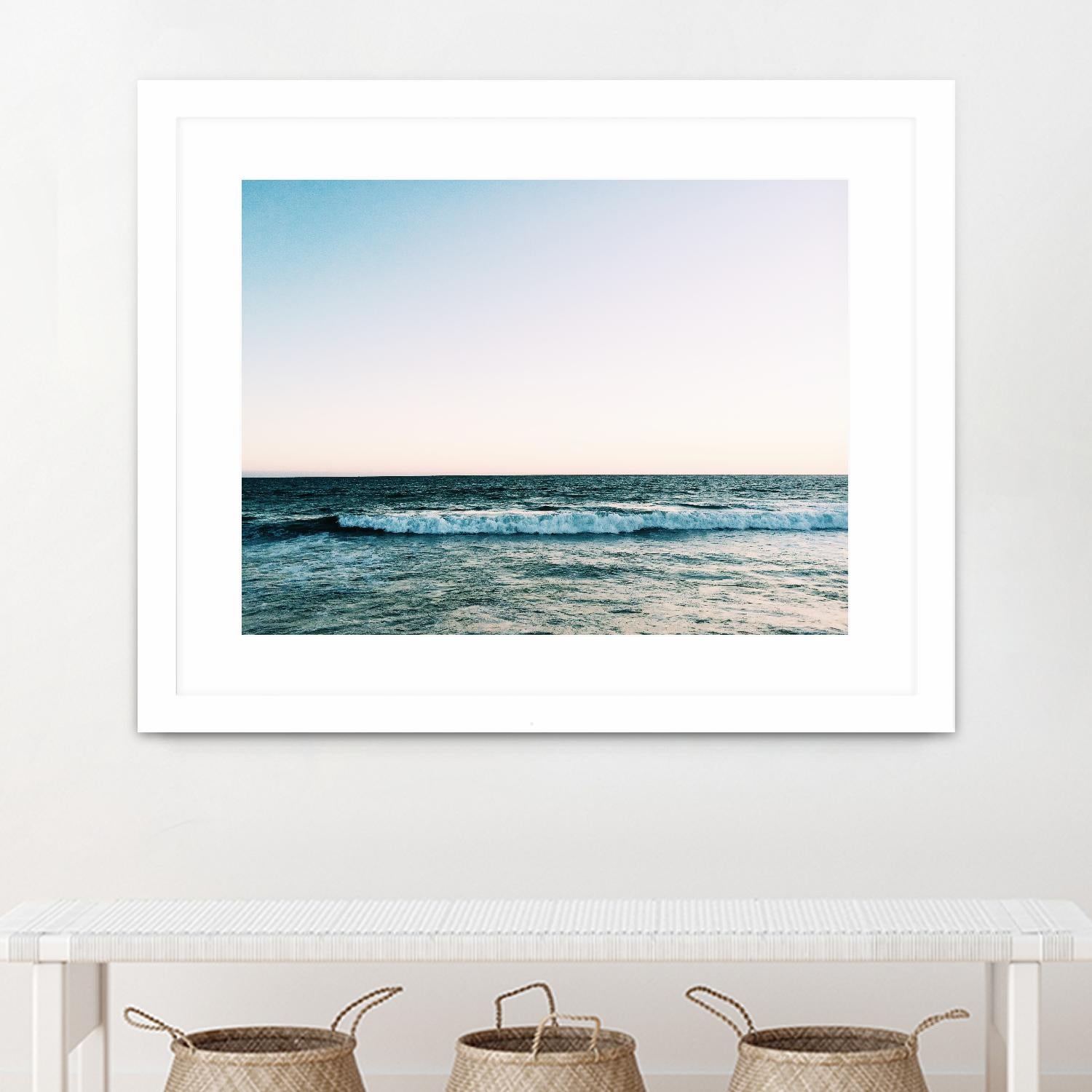 Ocean by Pexels on GIANT ART - white sea scene