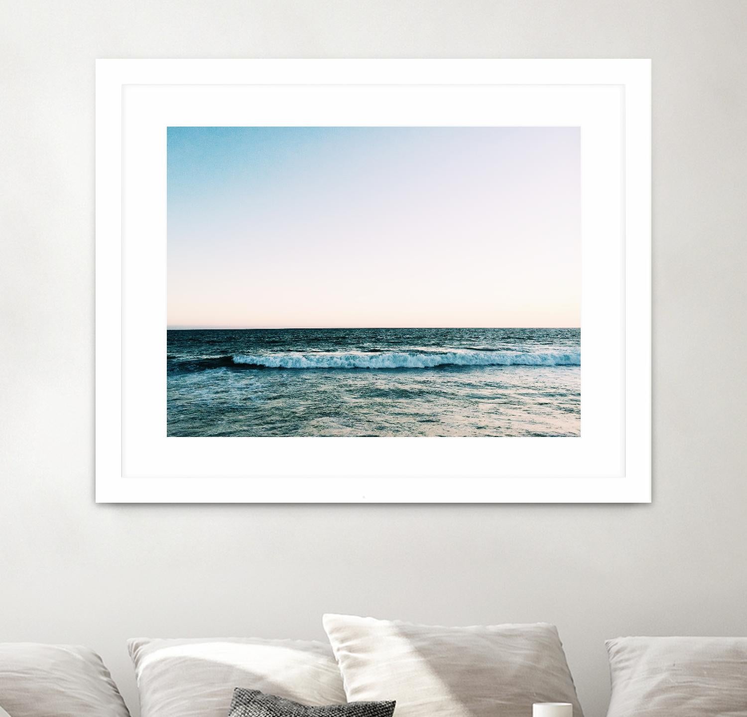 Ocean by Pexels on GIANT ART - white sea scene