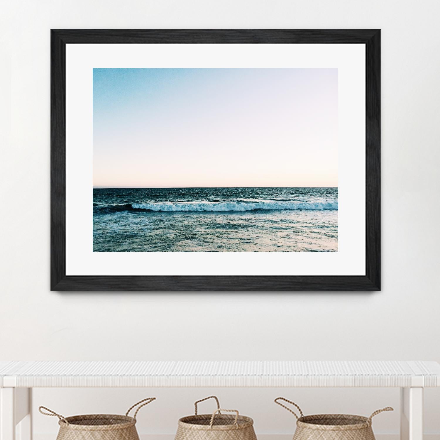 Ocean by Pexels on GIANT ART - white sea scene