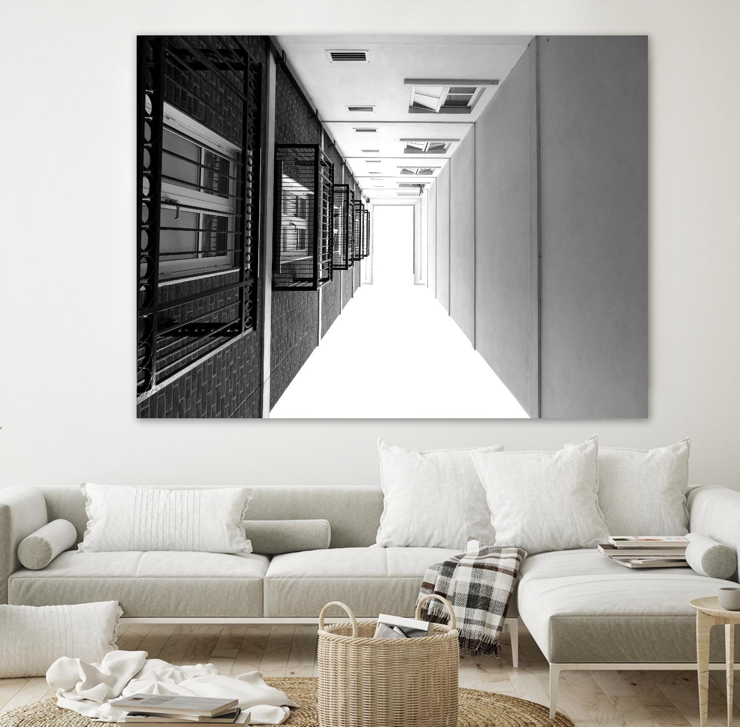 High view by Pexels on GIANT ART - white architectural