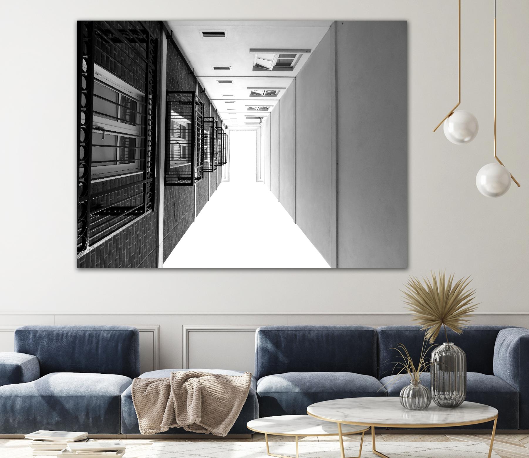 High view by Pexels on GIANT ART - white architectural