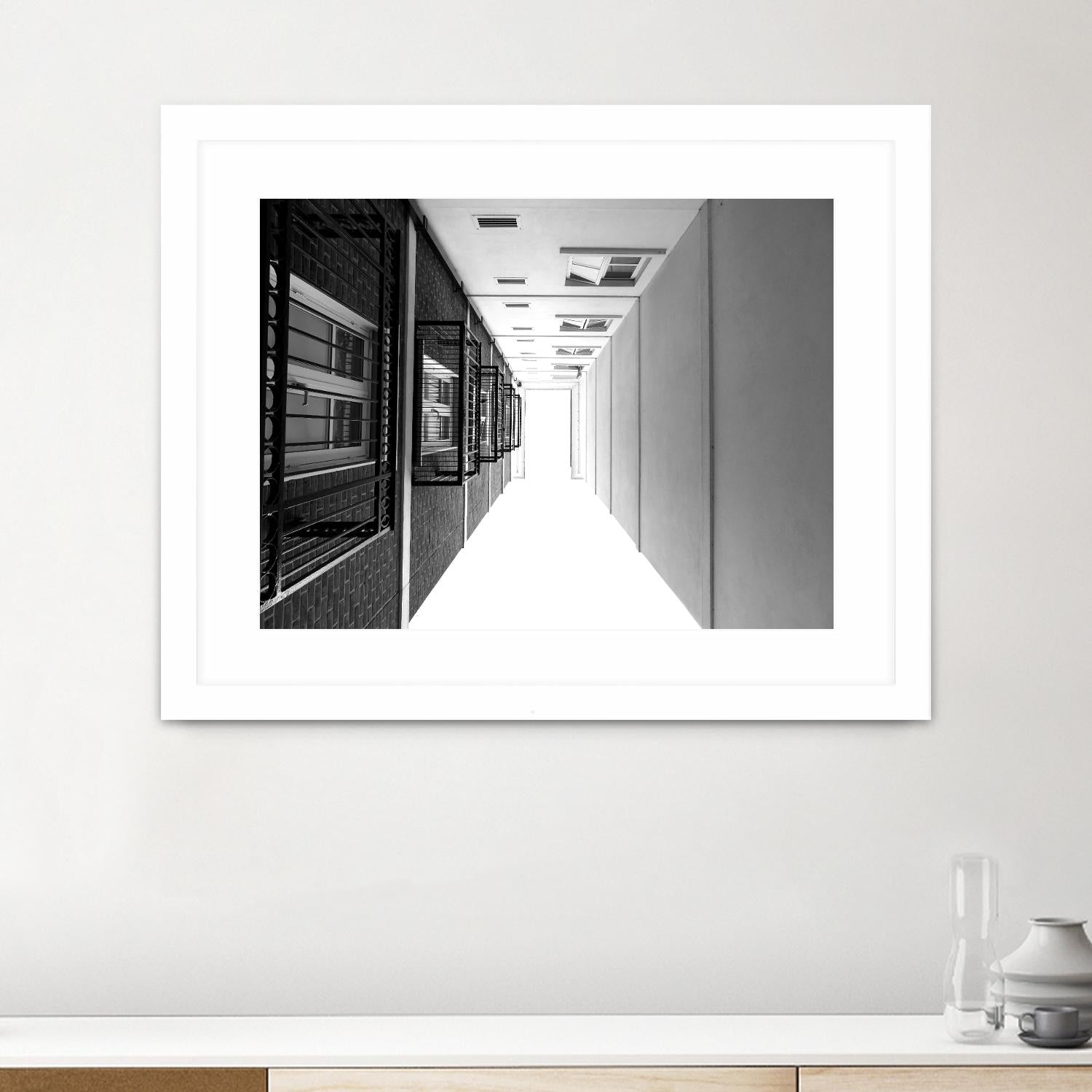 High view by Pexels on GIANT ART - white architectural