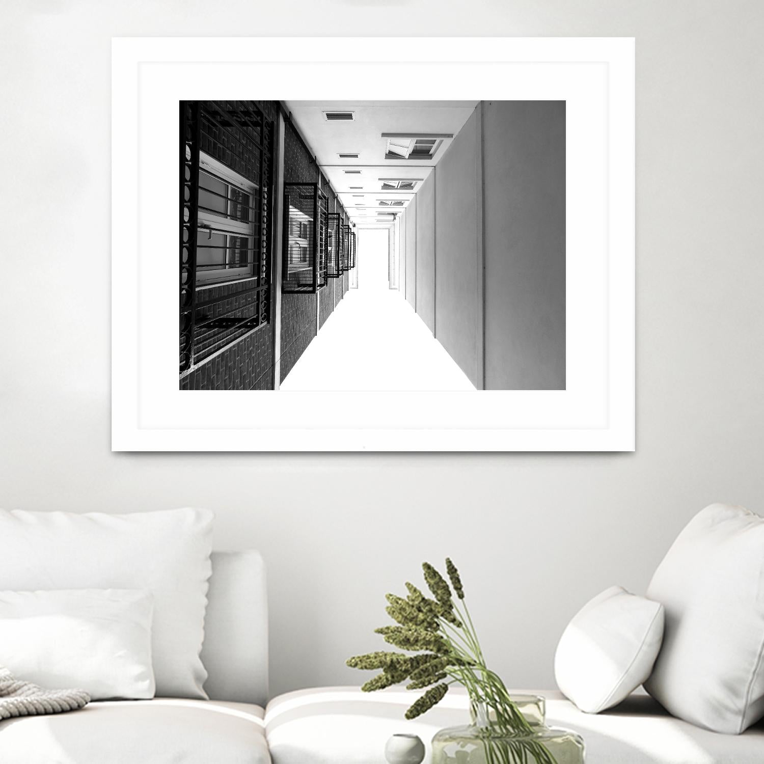 High view by Pexels on GIANT ART - white architectural