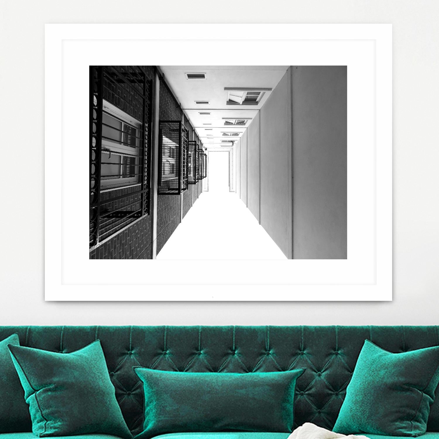 High view by Pexels on GIANT ART - white architectural