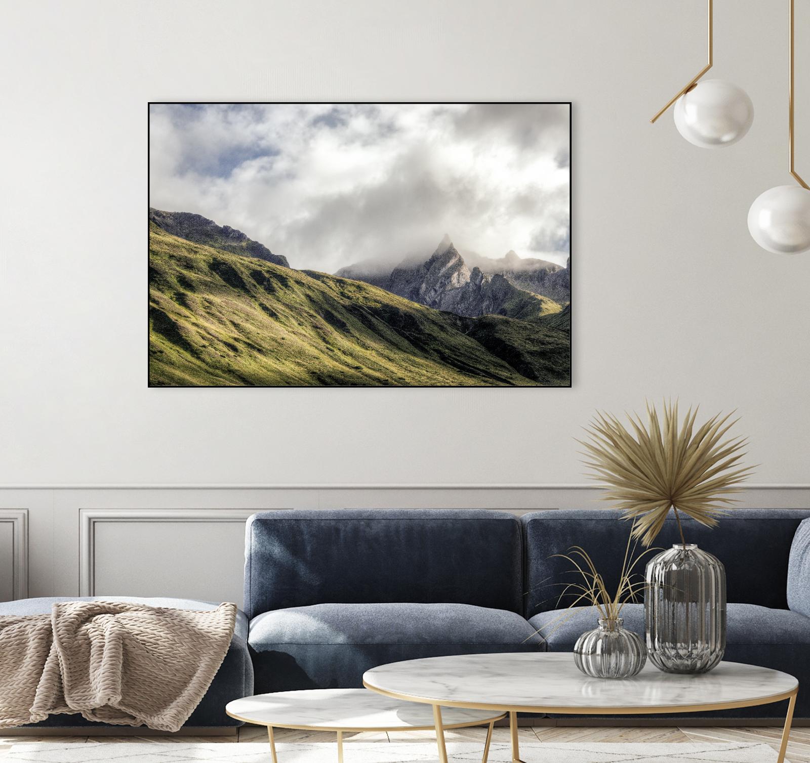 Green landscape by Pexels on GIANT ART - white landscape