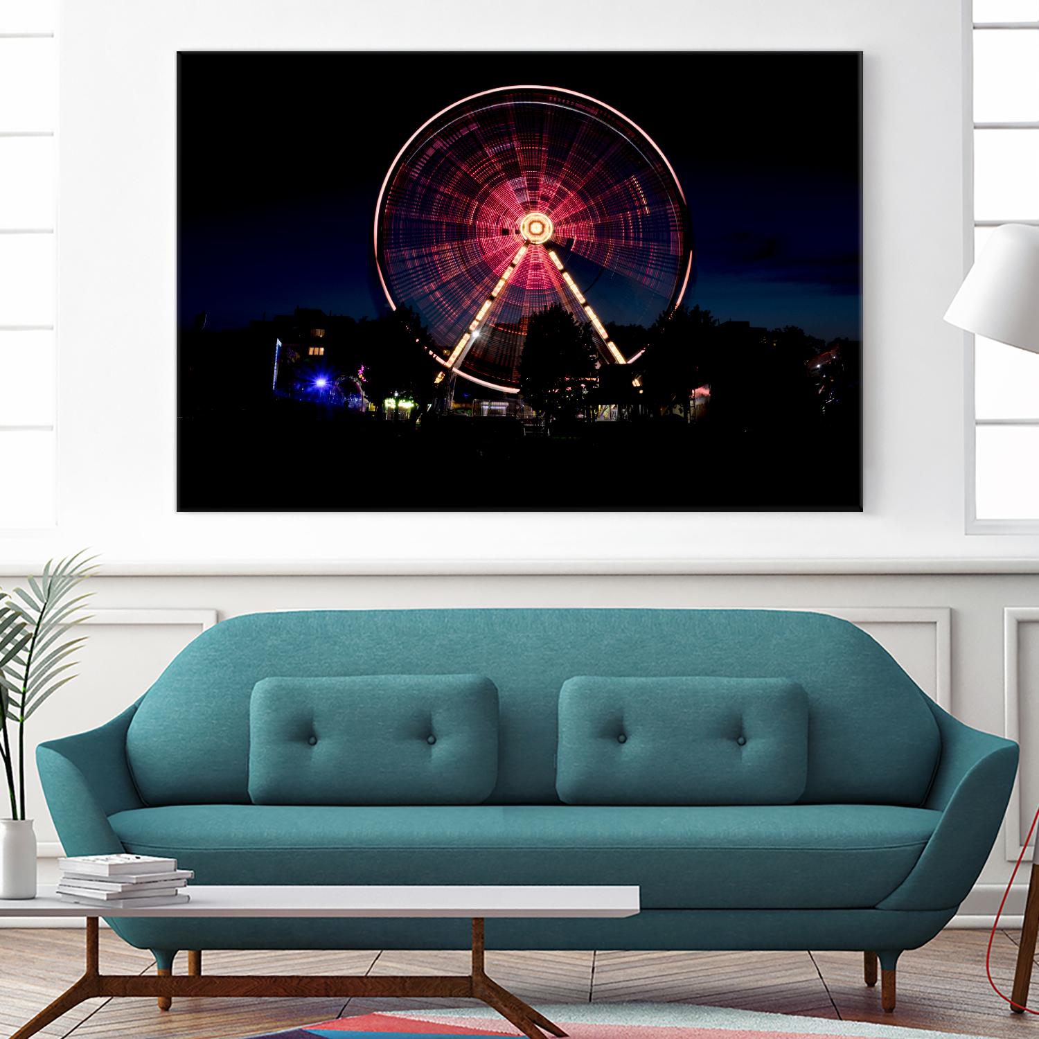 Big Wheel by Pexels on GIANT ART - black leisure