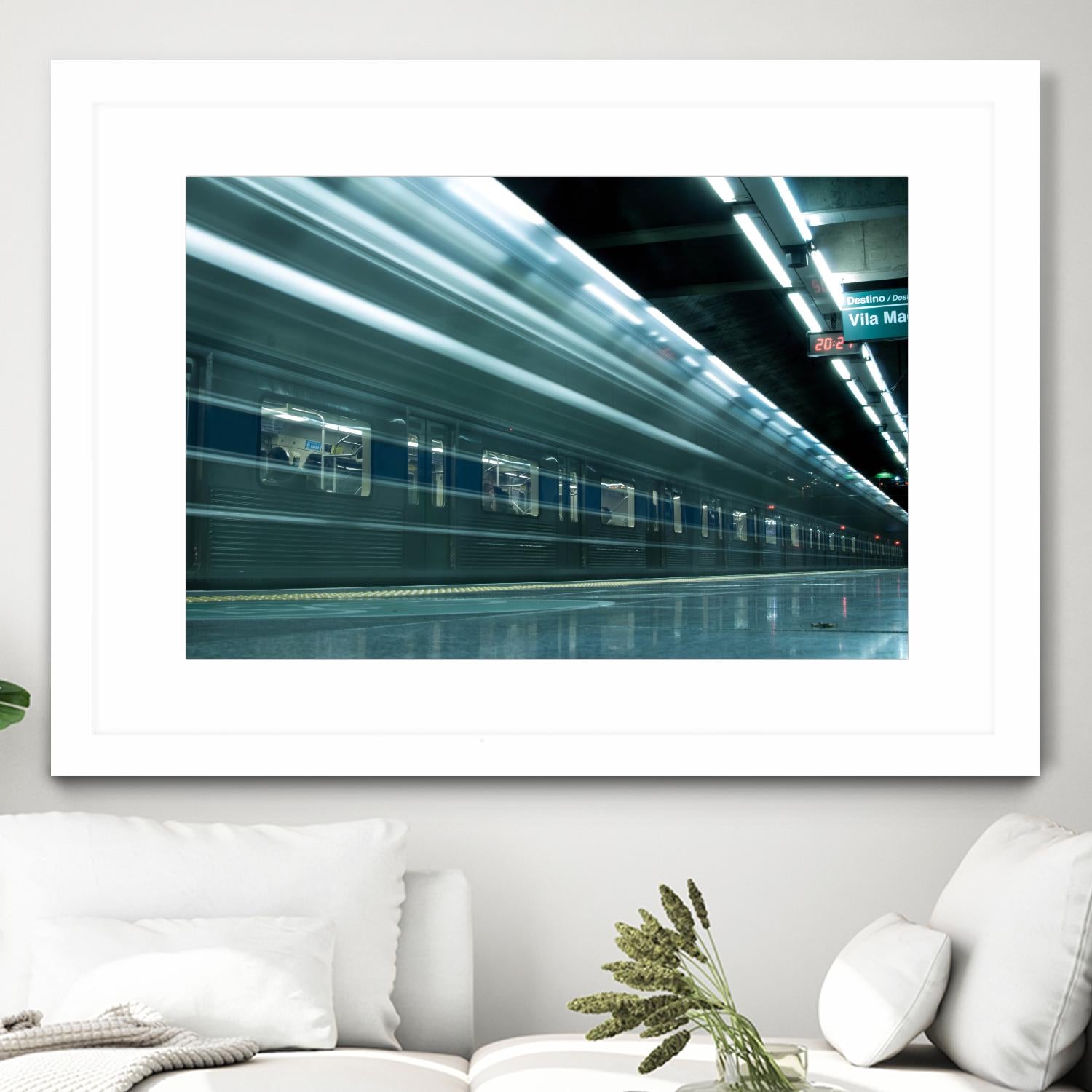 Fast Metro by Pexels on GIANT ART - white photo art