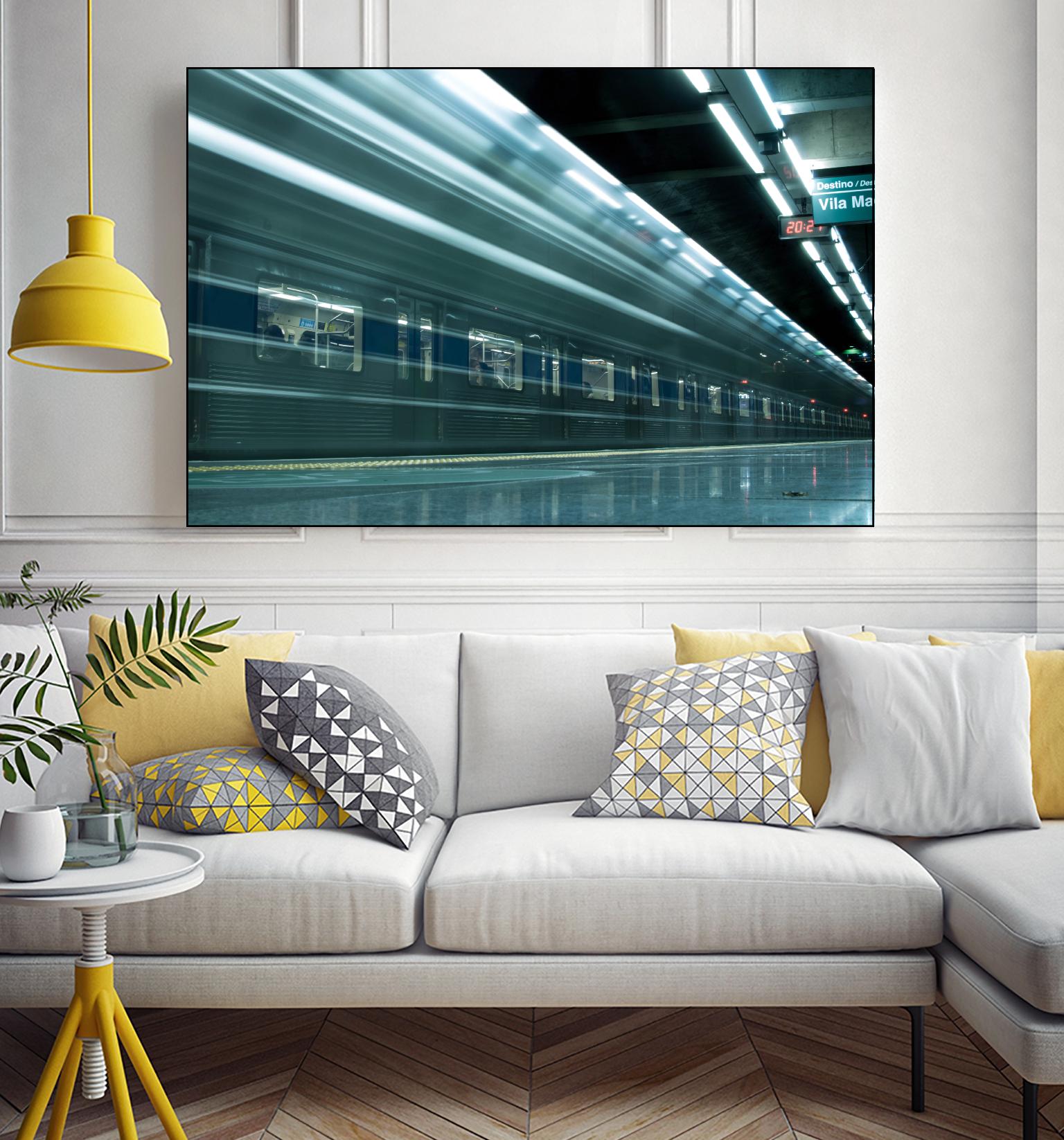 Fast Metro by Pexels on GIANT ART - white photo art
