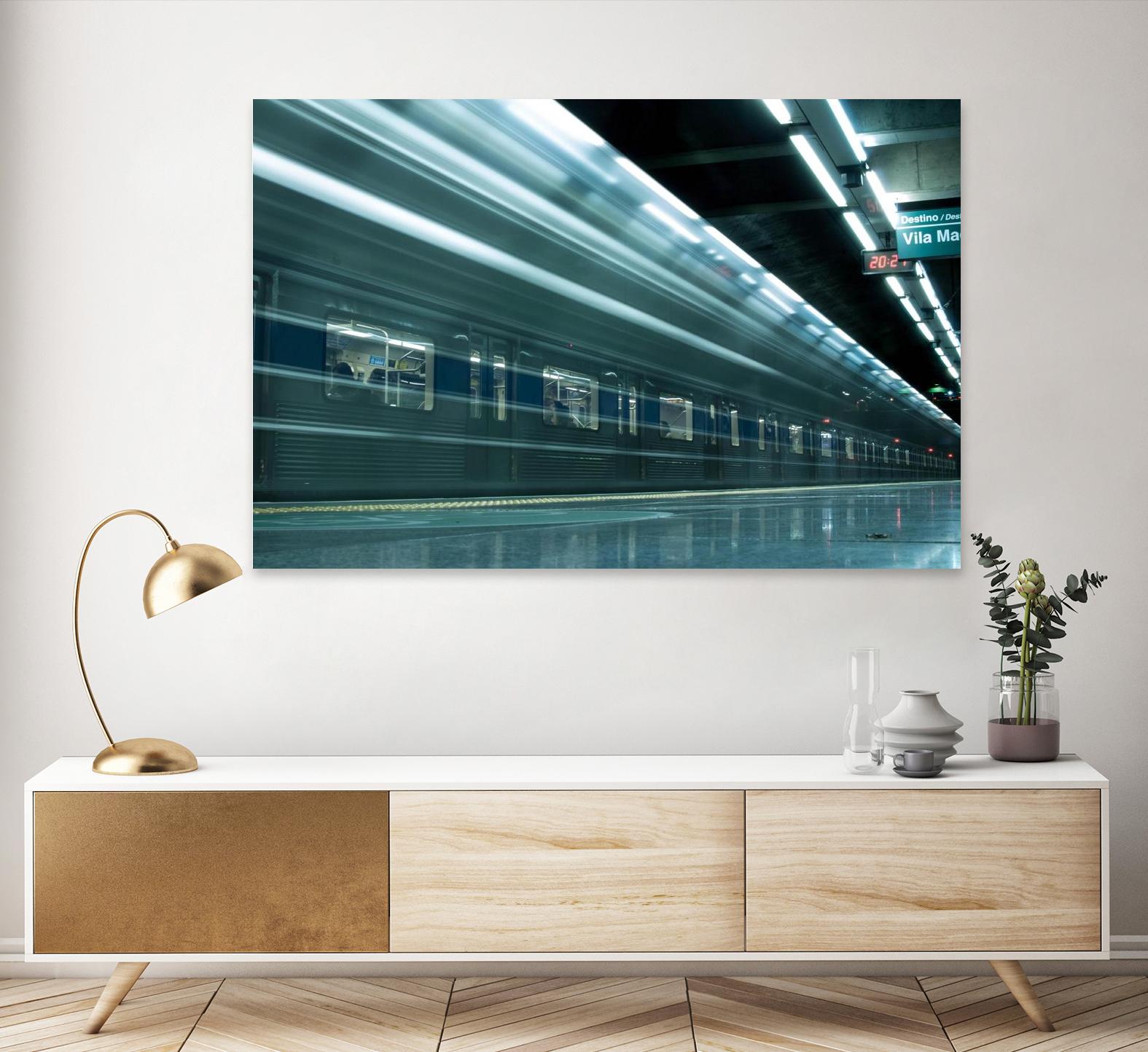 Fast Metro by Pexels on GIANT ART - white photo art