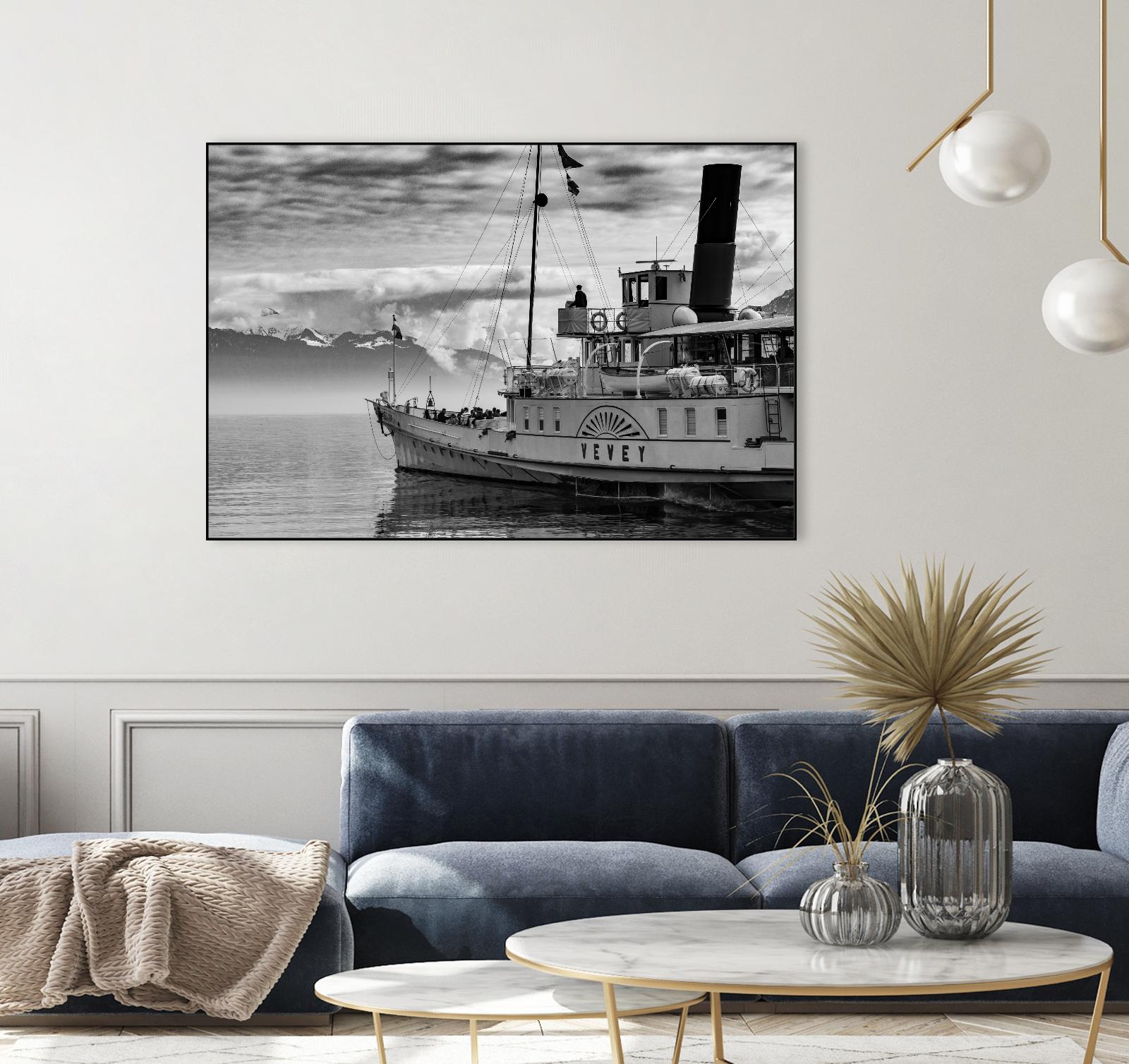 Vevey by Pexels on GIANT ART - white nautical