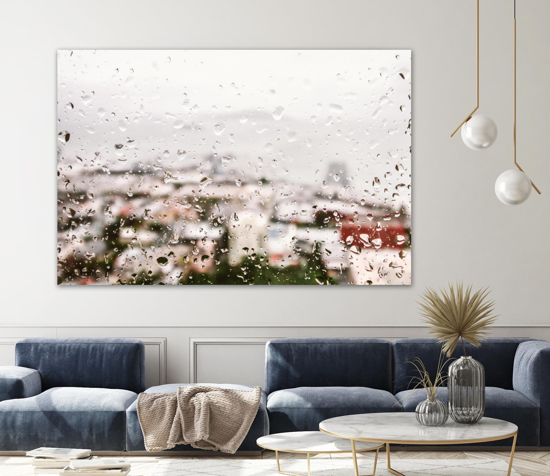 Blurry view by Pexels on GIANT ART - red photo art