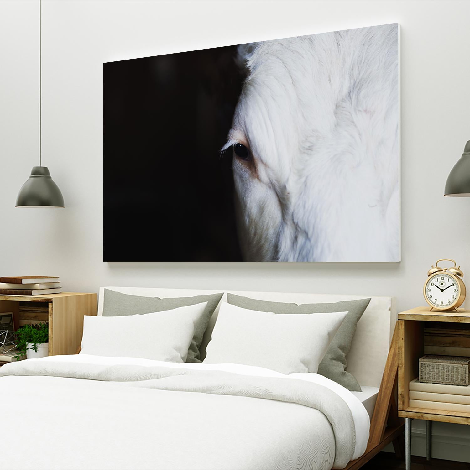 Marguerite by Pexels on GIANT ART - white animals