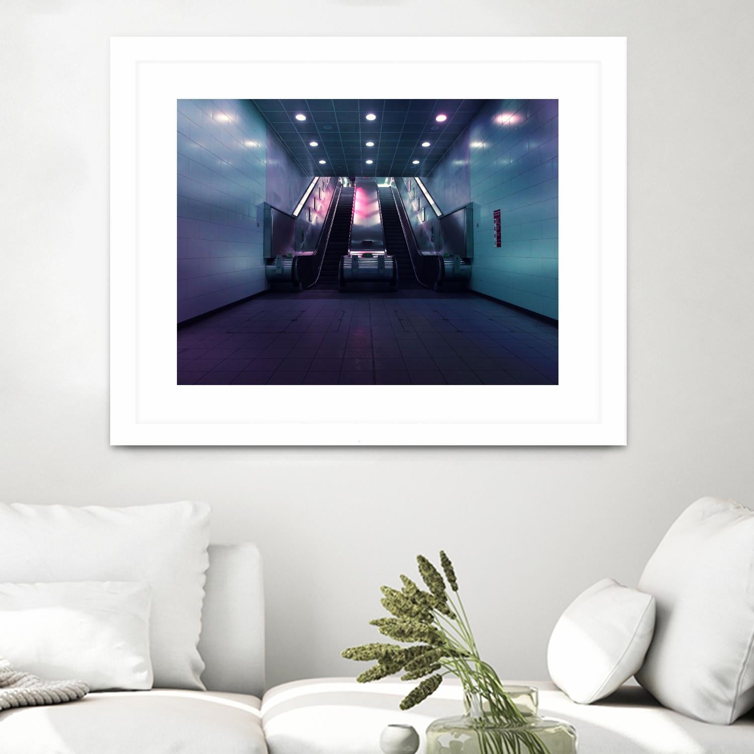 Up or down by Pexels on GIANT ART - pink photo art