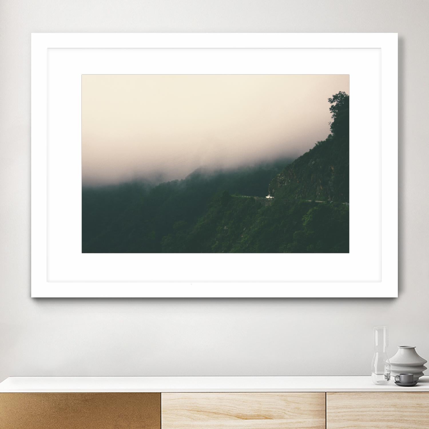 On the edge by Pexels on GIANT ART - white landscape