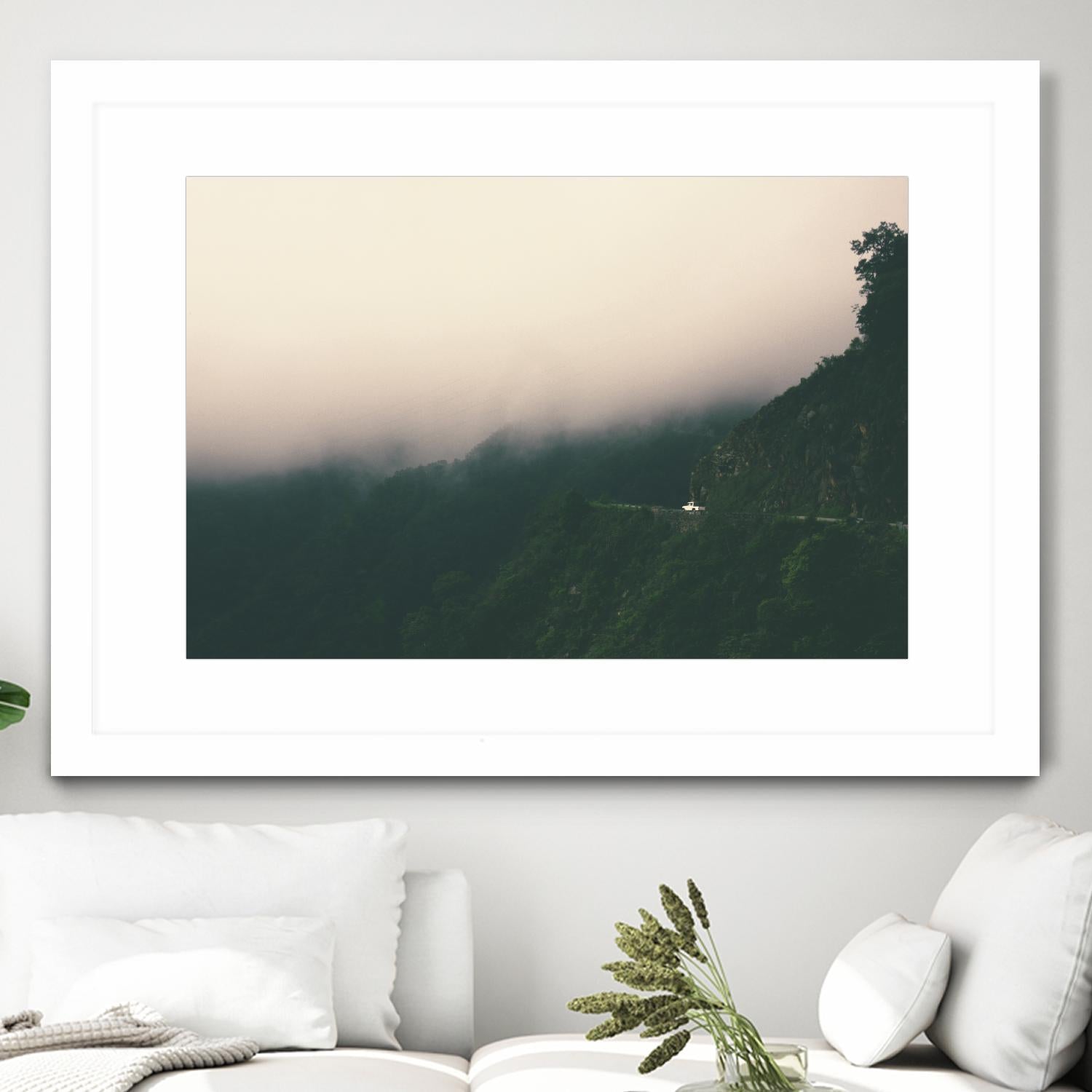 On the edge by Pexels on GIANT ART - white landscape