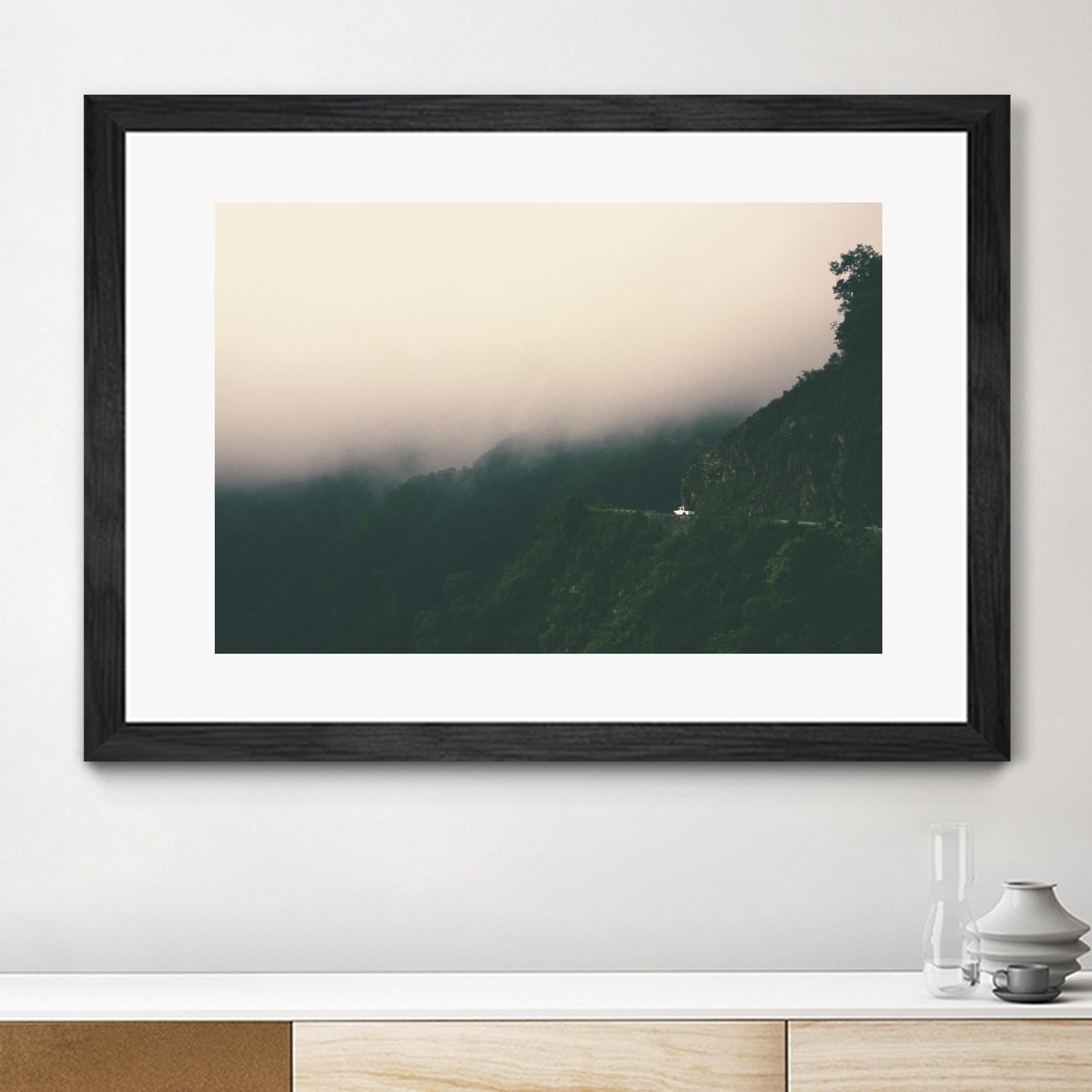 On the edge by Pexels on GIANT ART - white landscape