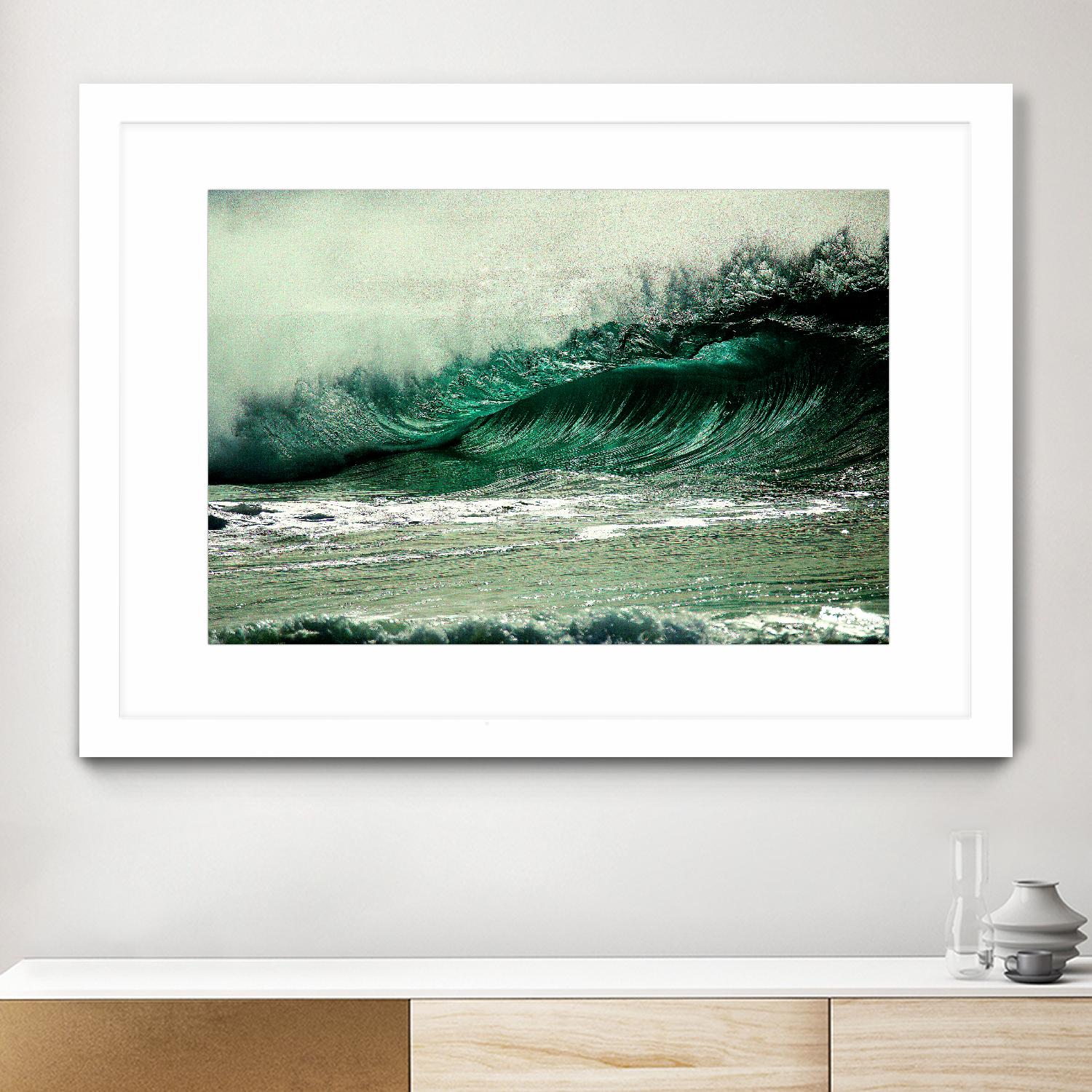 Broken waves by Pexels on GIANT ART - white sea scene