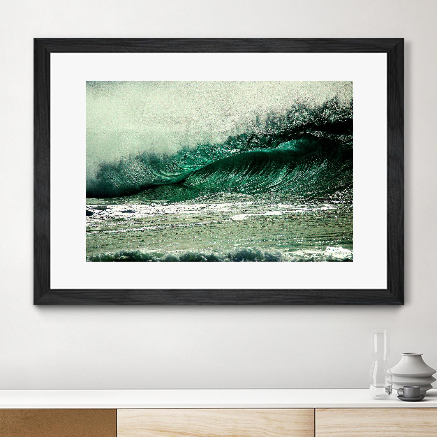 Broken waves by Pexels on GIANT ART - white sea scene